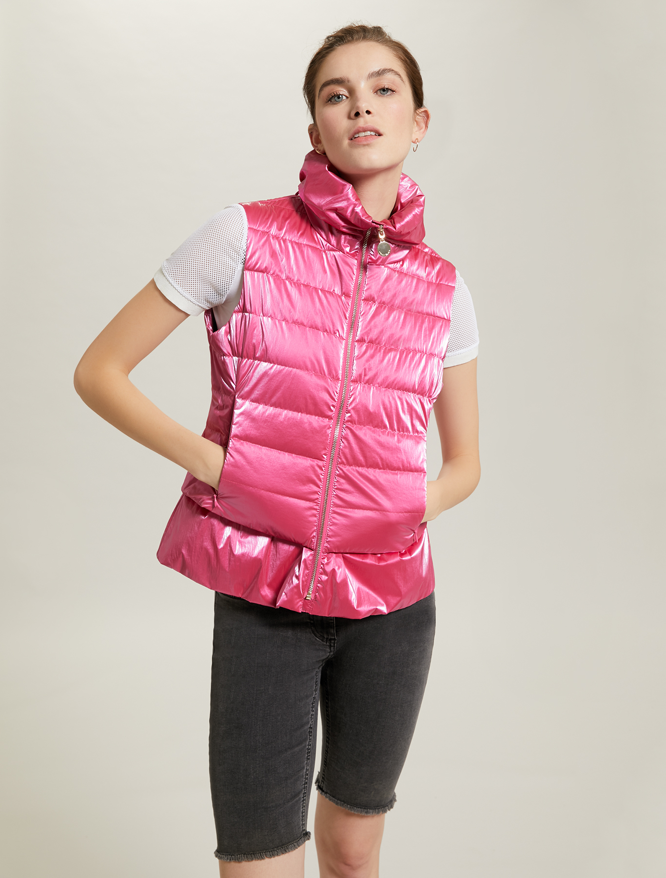 Metallic padded gilet, fuchsia - Pennyblack Metallic padded gilet - fuchsia - pennyblack