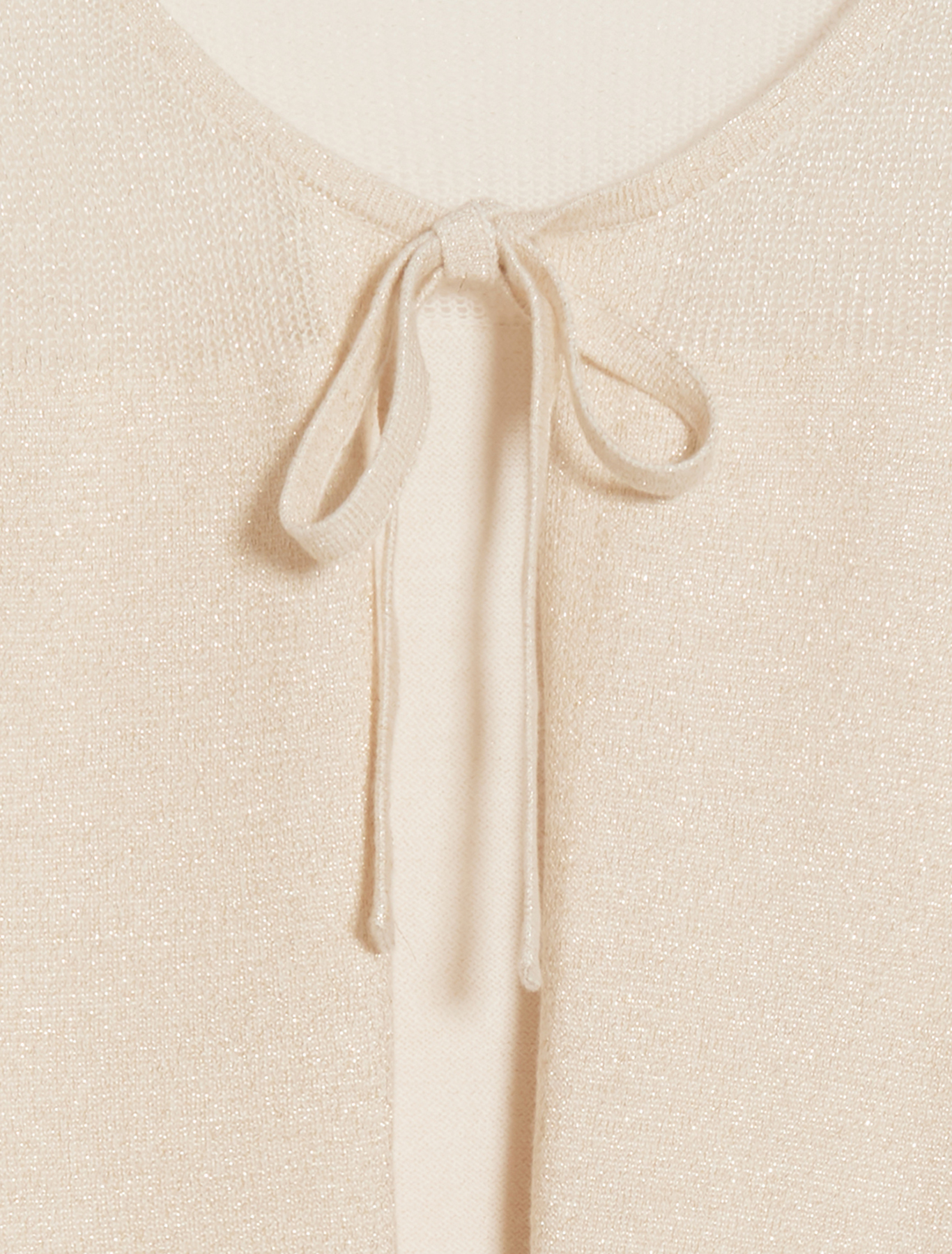 Lamé tricot cardigan, gold - Pennyblack Lamé tricot cardigan - gold - pennyblack