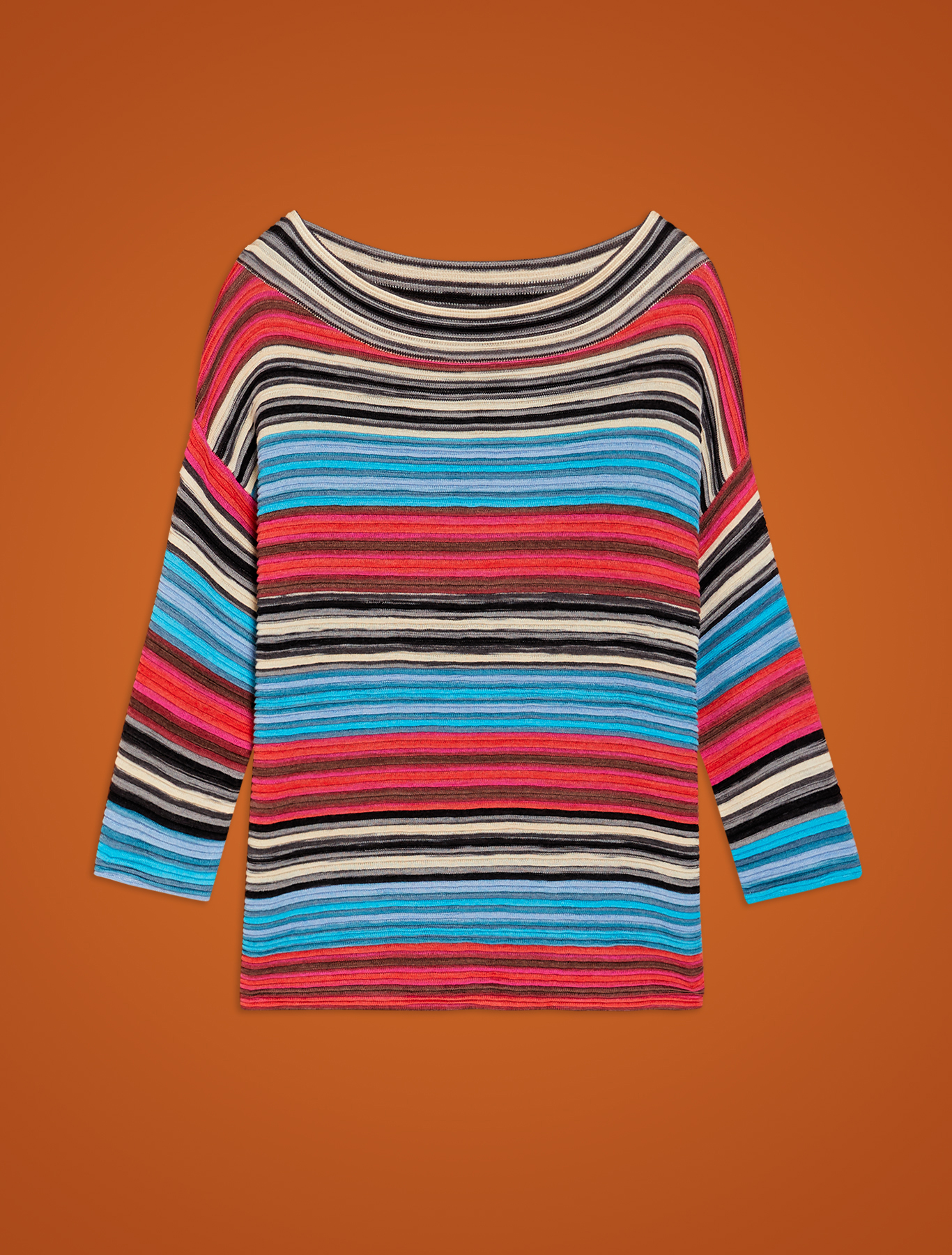 3D striped jumper, fuchsia pattern - Pennyblack 3D striped jumper - fuchsia pattern - pennyblack