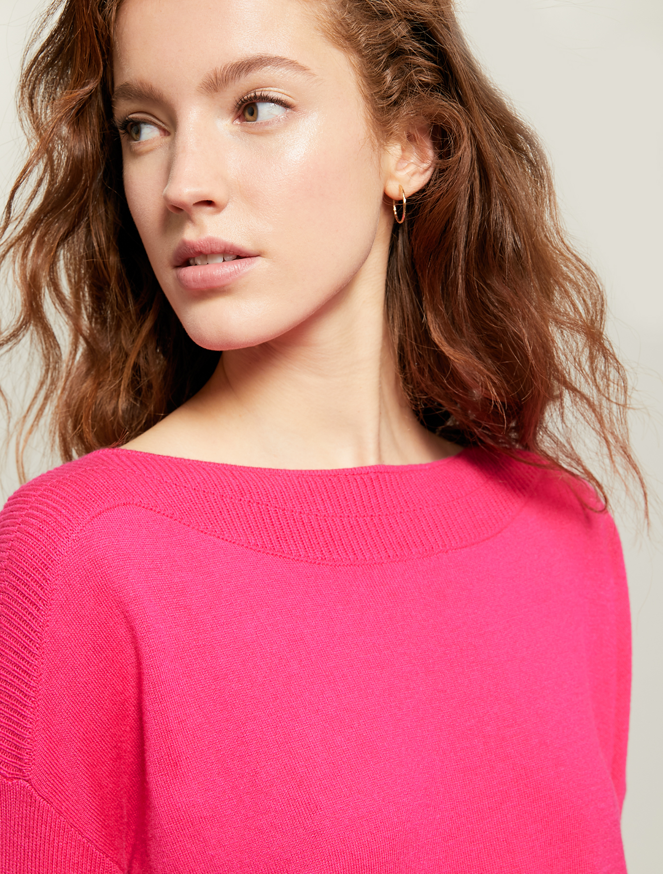 Maglia con scollo a barchetta, fuxia - Pennyblack Maglia con scollo a barchetta - fuxia - pennyblack