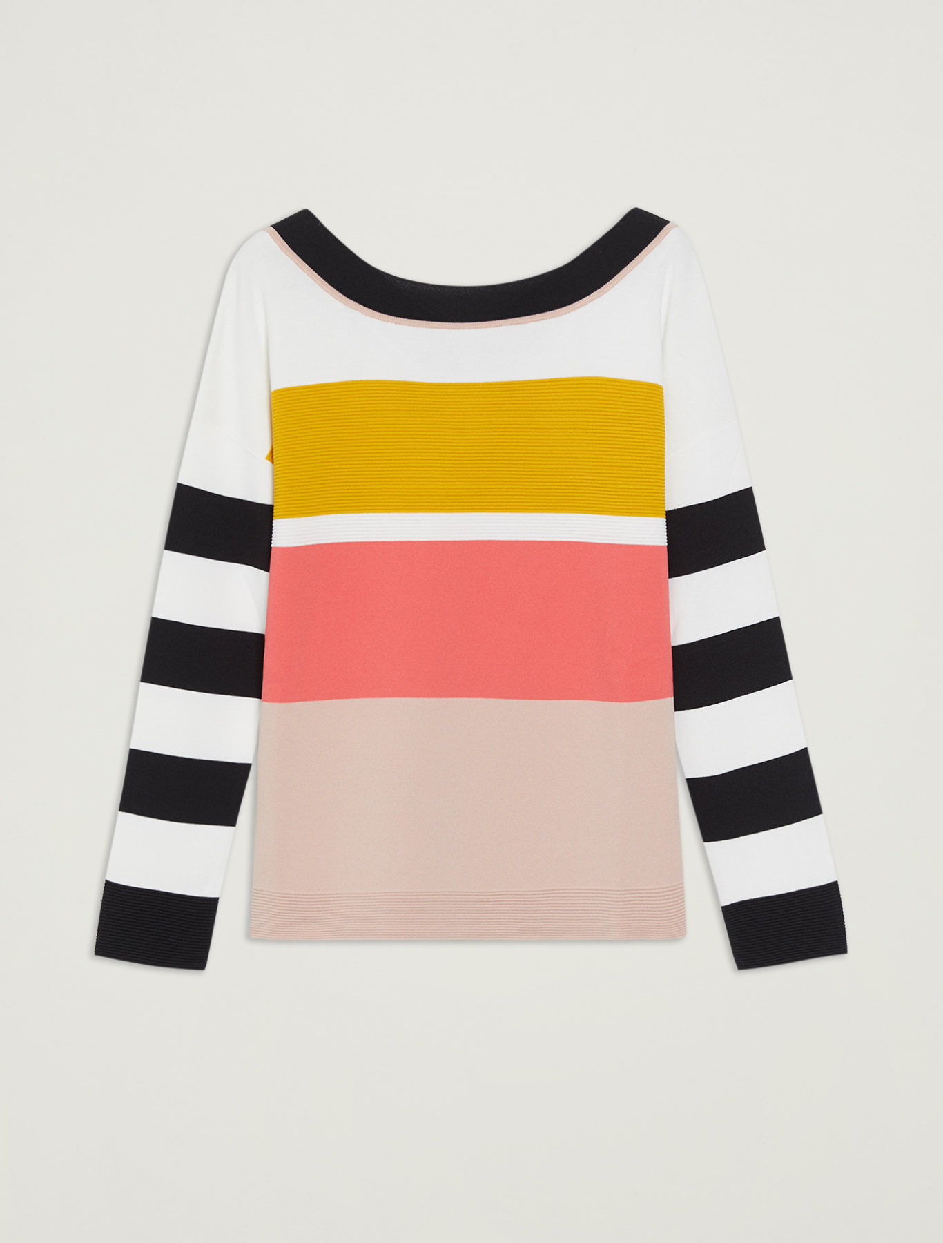 Colour block striped jumper, multi coloured - Pennyblack Colour block striped jumper - multi coloured - pennyblack