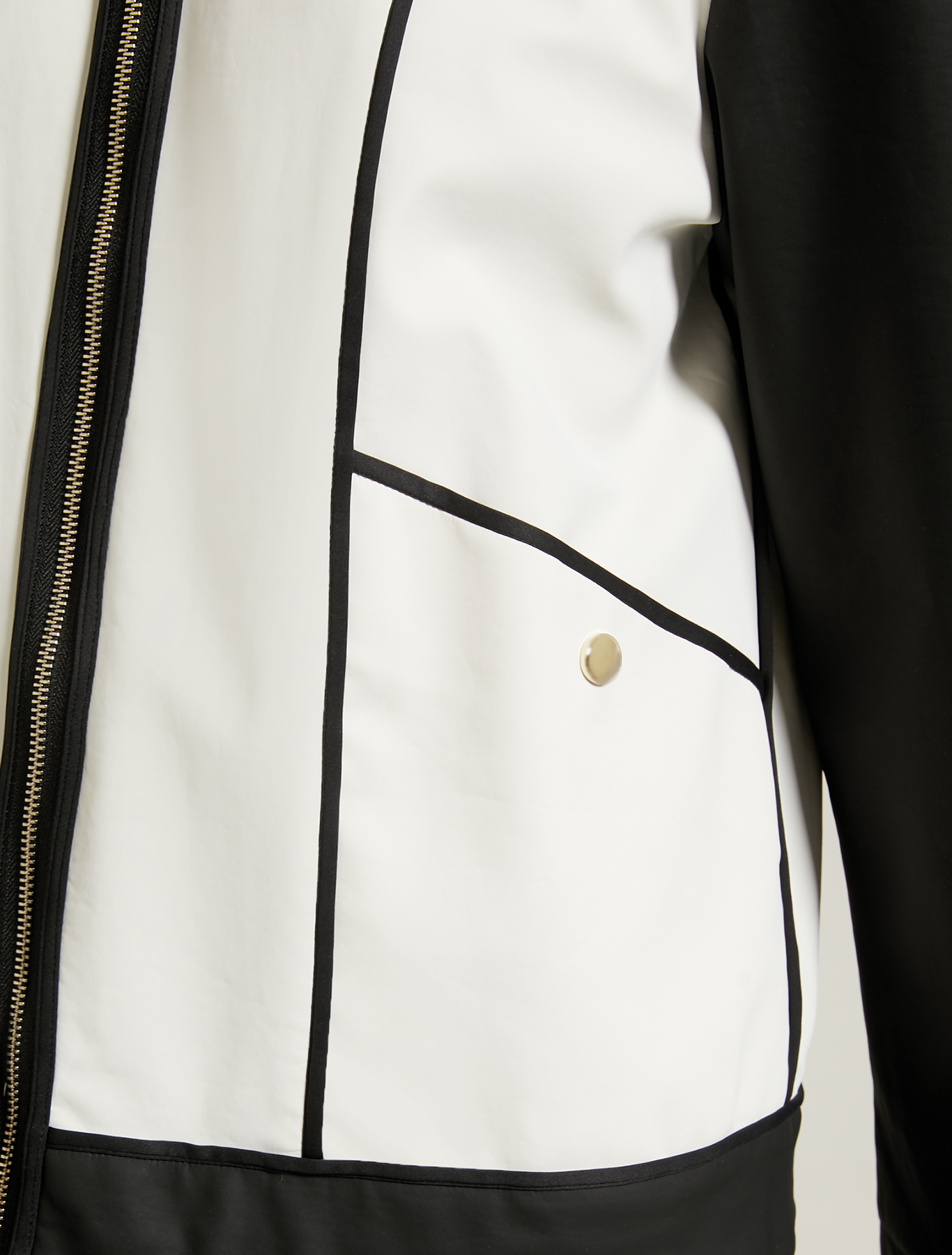 Rubberised jersey bomber jacket, white pattern - Pennyblack Rubberised jersey bomber jacket - white pattern - pennyblack