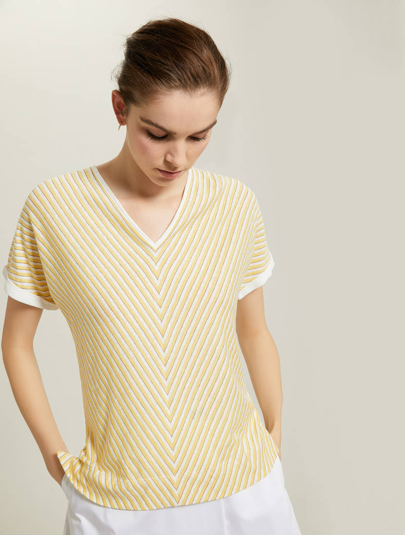Pcjytta Ls Satin Top Hot Fudge Aop Black Dots main image 0