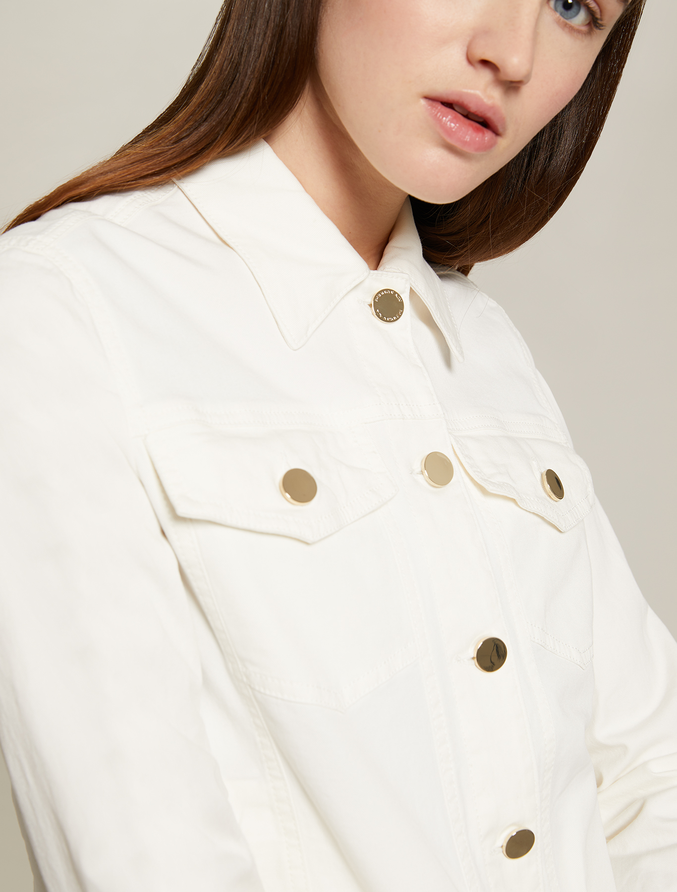 Cotton twill jacket, ivory - Pennyblack Cotton twill jacket - ivory - pennyblack