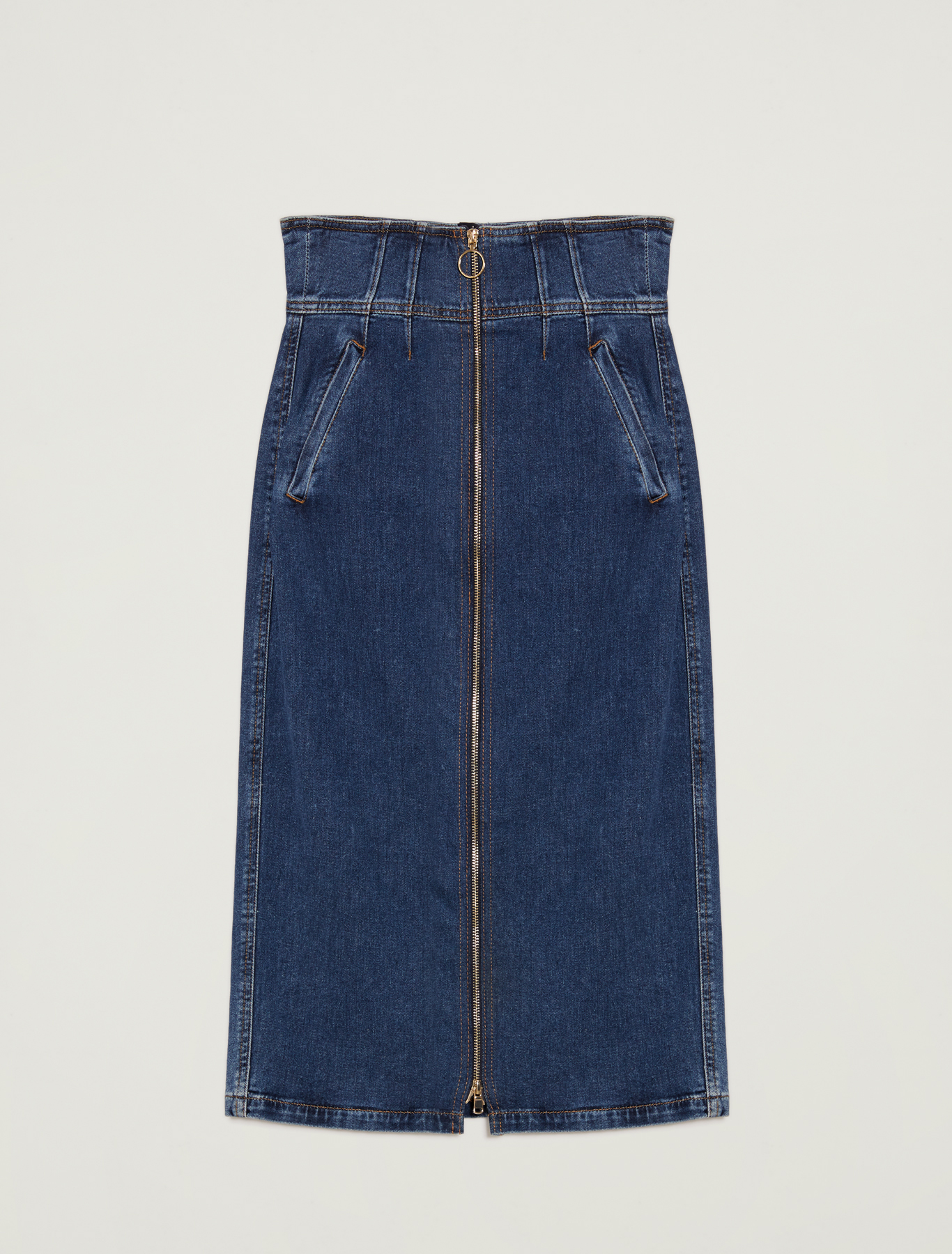 Denim pencil skirt, midnight blue - Pennyblack Denim pencil skirt - midnight blue - pennyblack