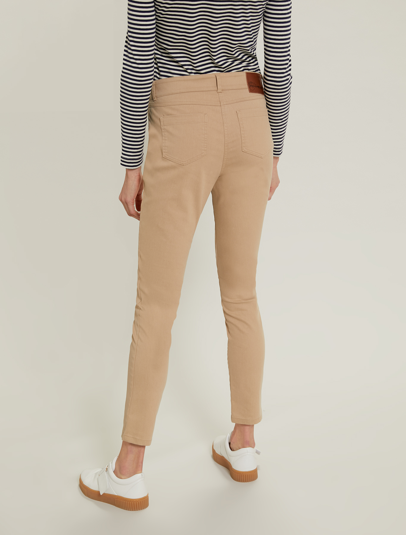 Gabardine skinny trousers, beige - Pennyblack Gabardine skinny trousers - beige - pennyblack