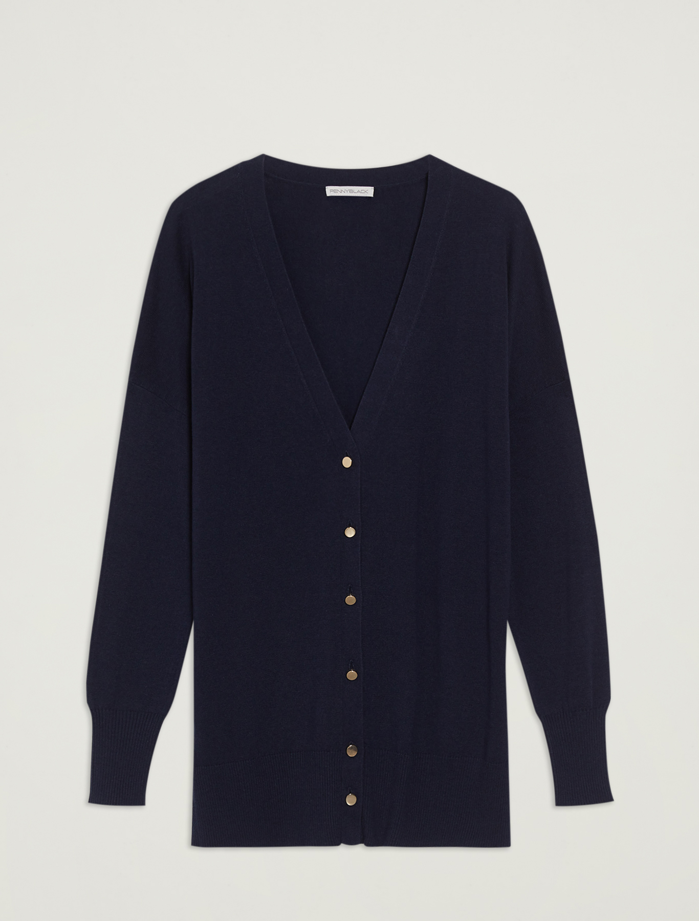 Comfort cotton cardigan, navy blue - Pennyblack Comfort cotton cardigan - navy blue - pennyblack