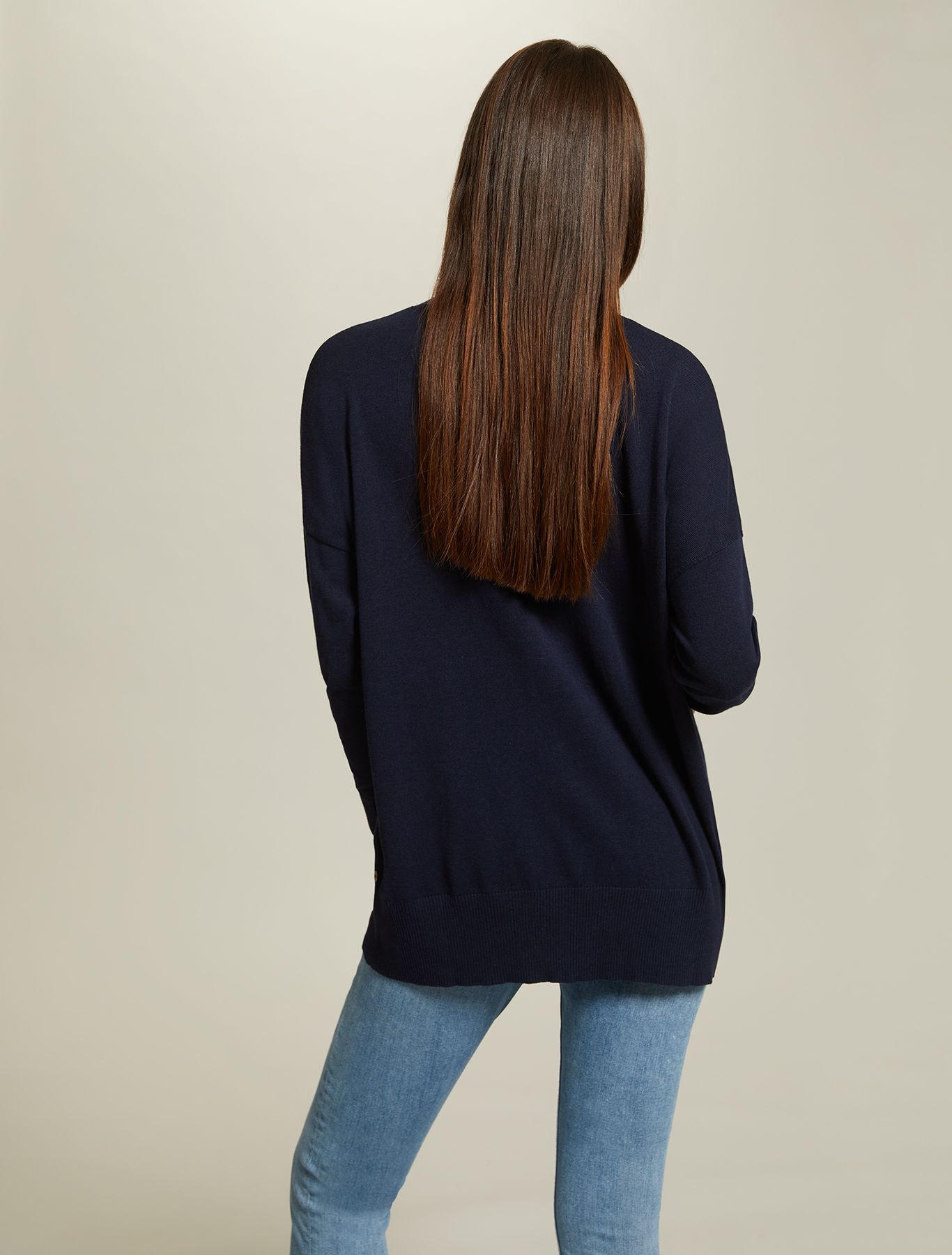 Comfort cotton cardigan, navy blue - Pennyblack Comfort cotton cardigan - navy blue - pennyblack