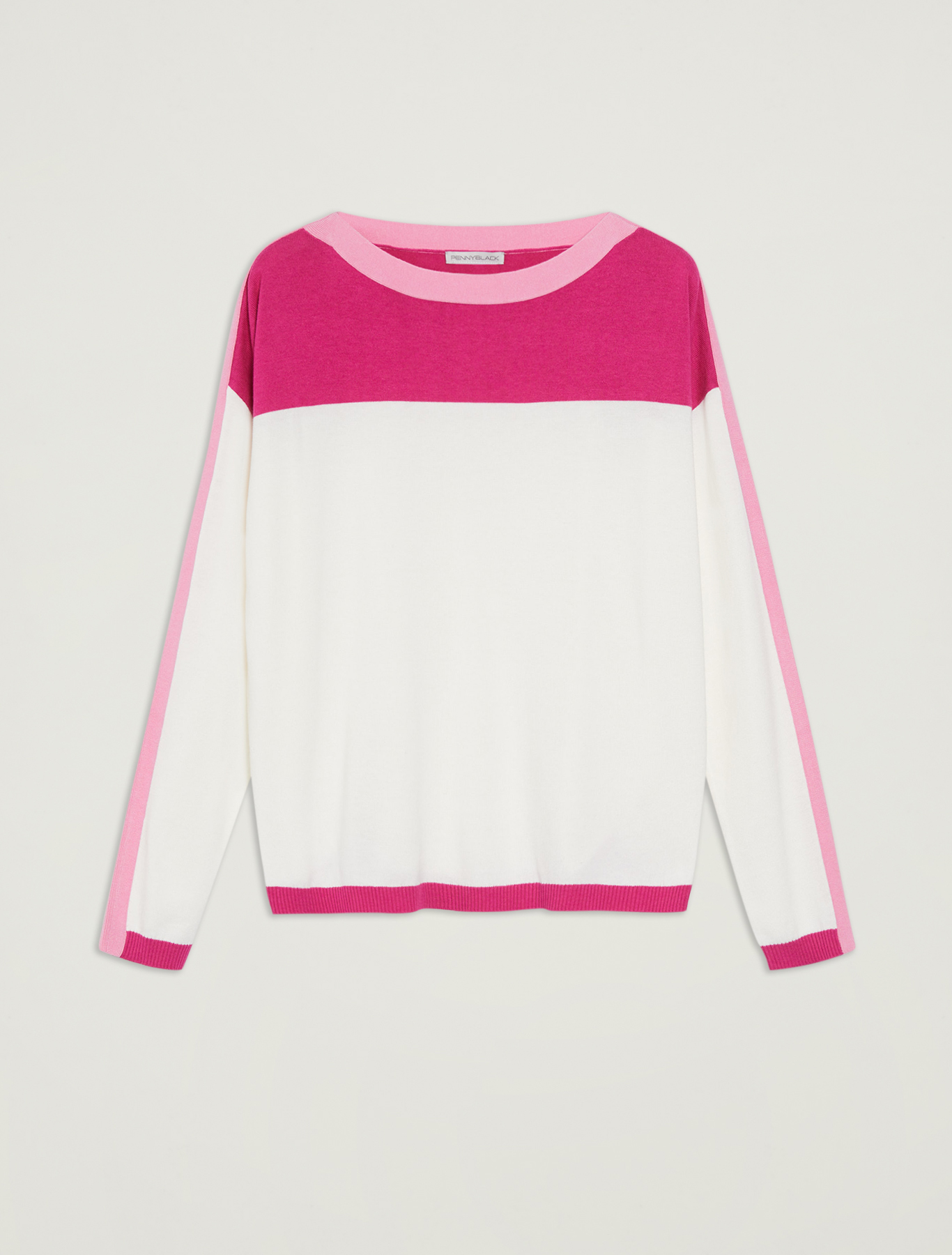 Colour-block jumper, rose pink pattern - Pennyblack Colour-block jumper - rose pink pattern - pennyblack
