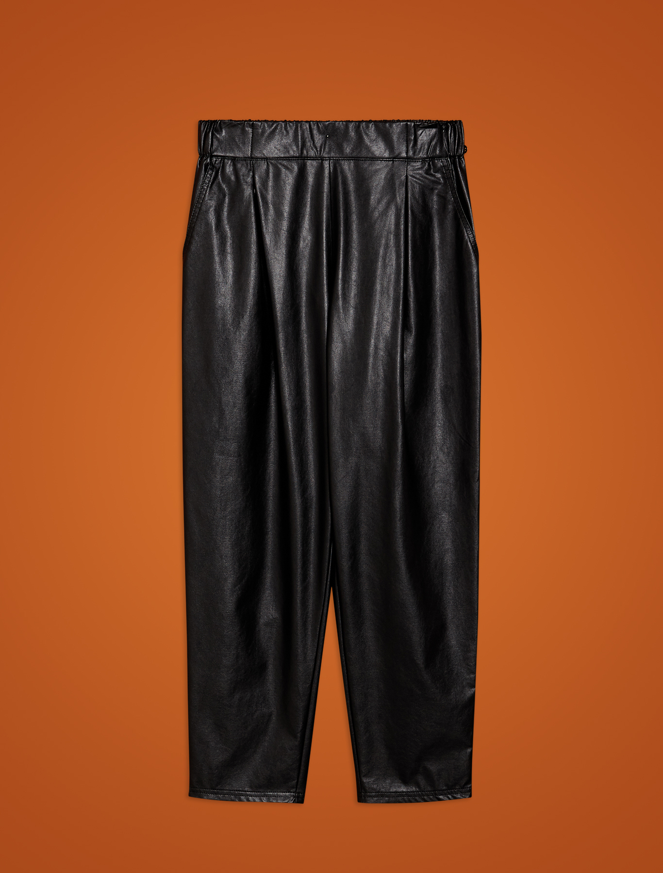 Jersey, carrot-fit trousers, black - Pennyblack Jersey, carrot-fit trousers - black - pennyblack