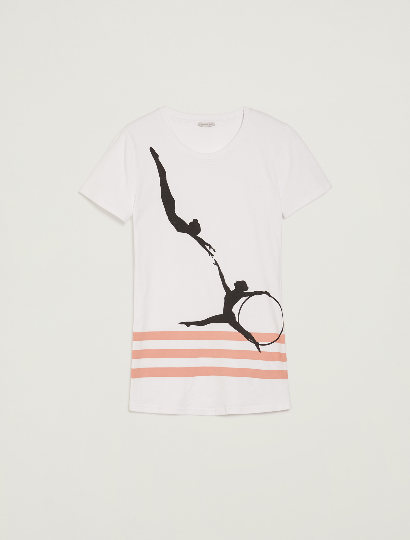Printed cotton T-shirt, optic white - Pennyblack Printed cotton T-shirt - optic white - pennyblack