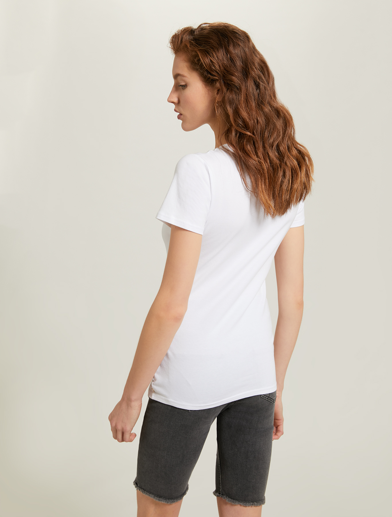 Printed cotton T-shirt, optic white - Pennyblack Printed cotton T-shirt - optic white - pennyblack
