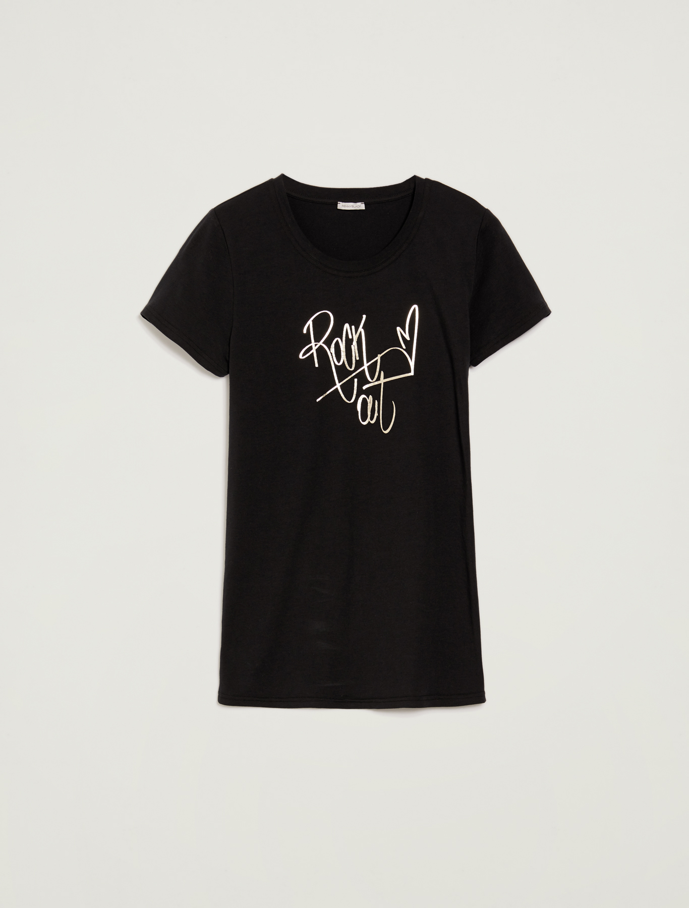 Printed cotton T-shirt, black - Pennyblack Printed cotton T-shirt - black - pennyblack