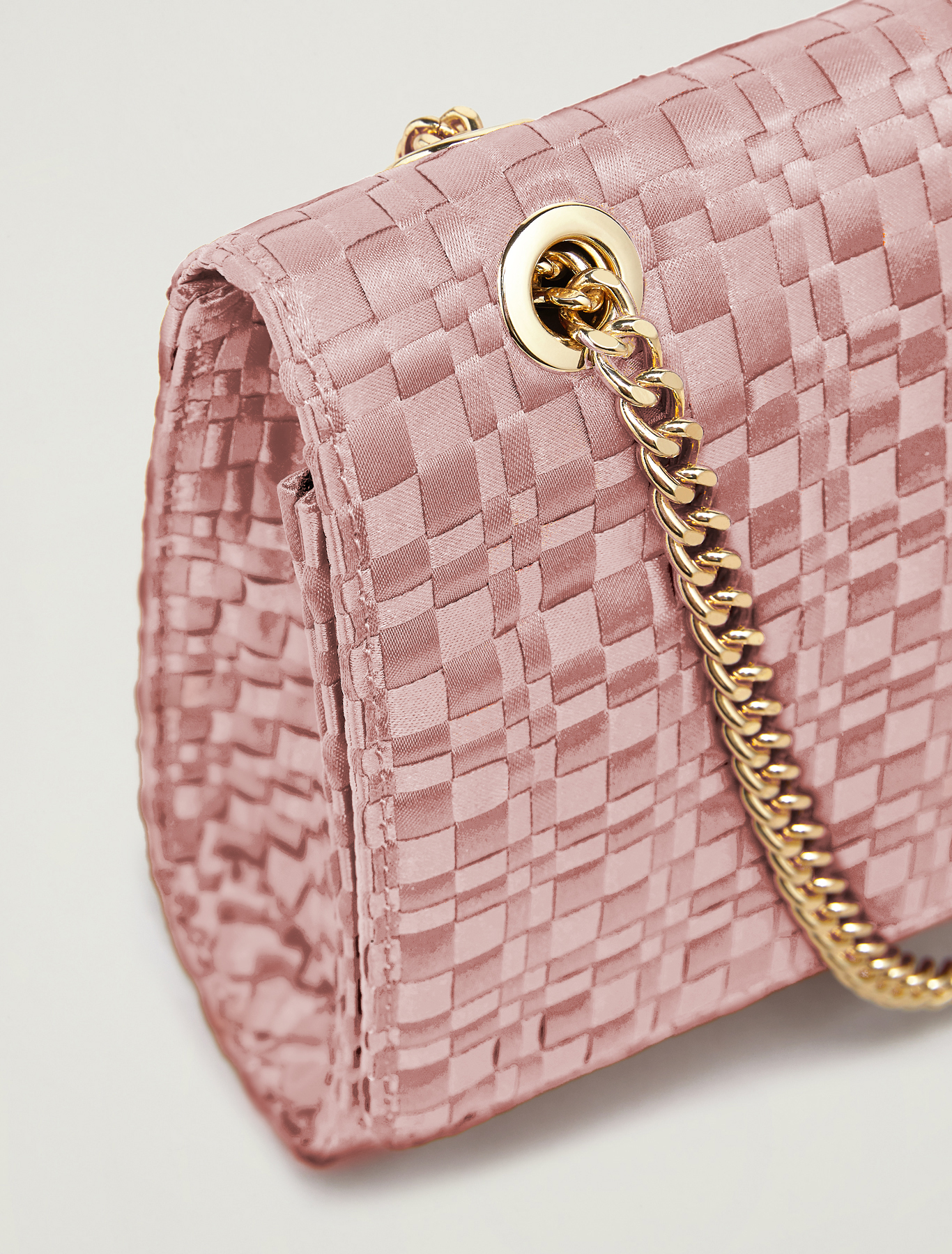 Bag in woven satin, old rose pattern - Pennyblack Bag in woven satin - old rose pattern - pennyblack