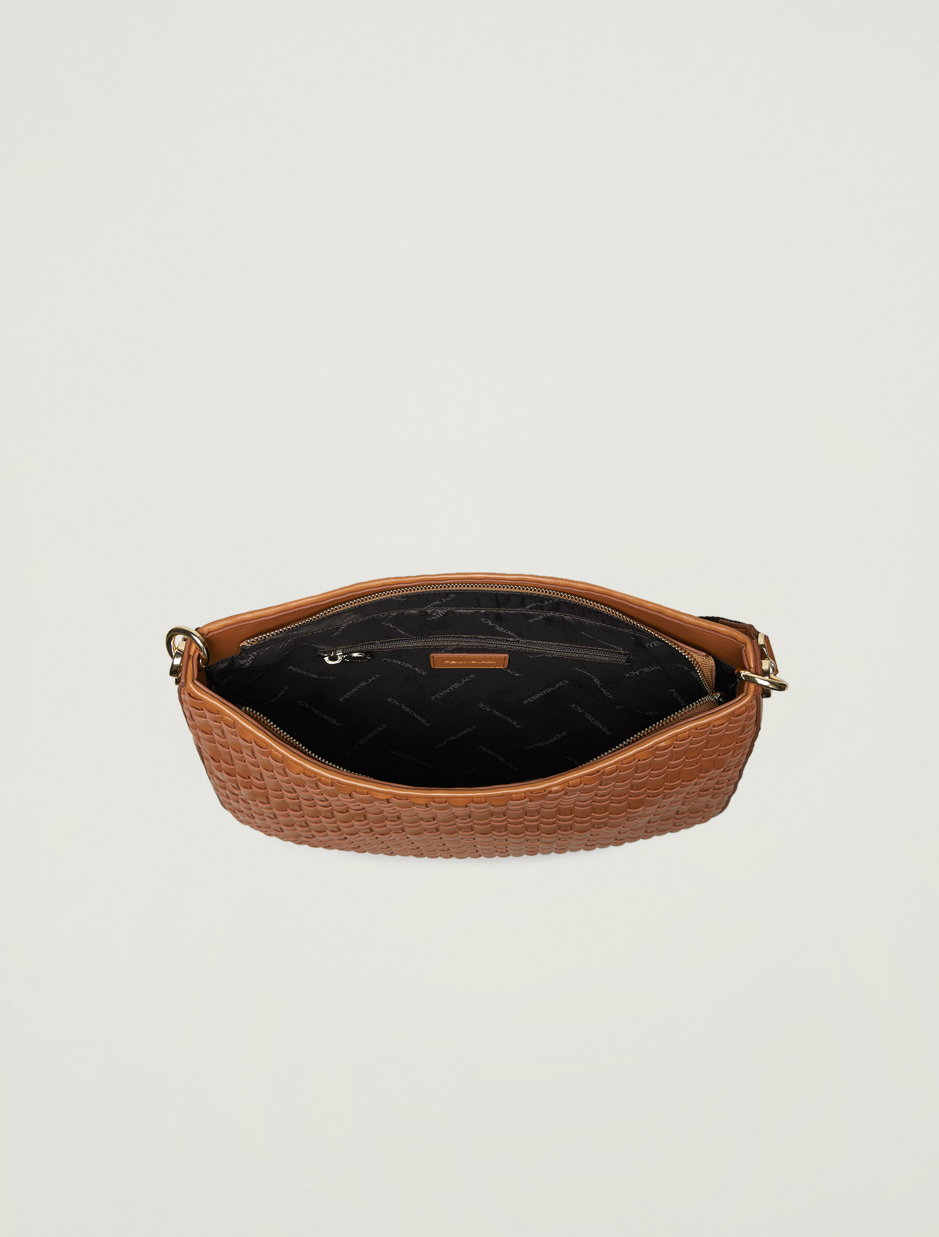 Woven hobo bag, tan - Pennyblack Woven hobo bag - tan - pennyblack