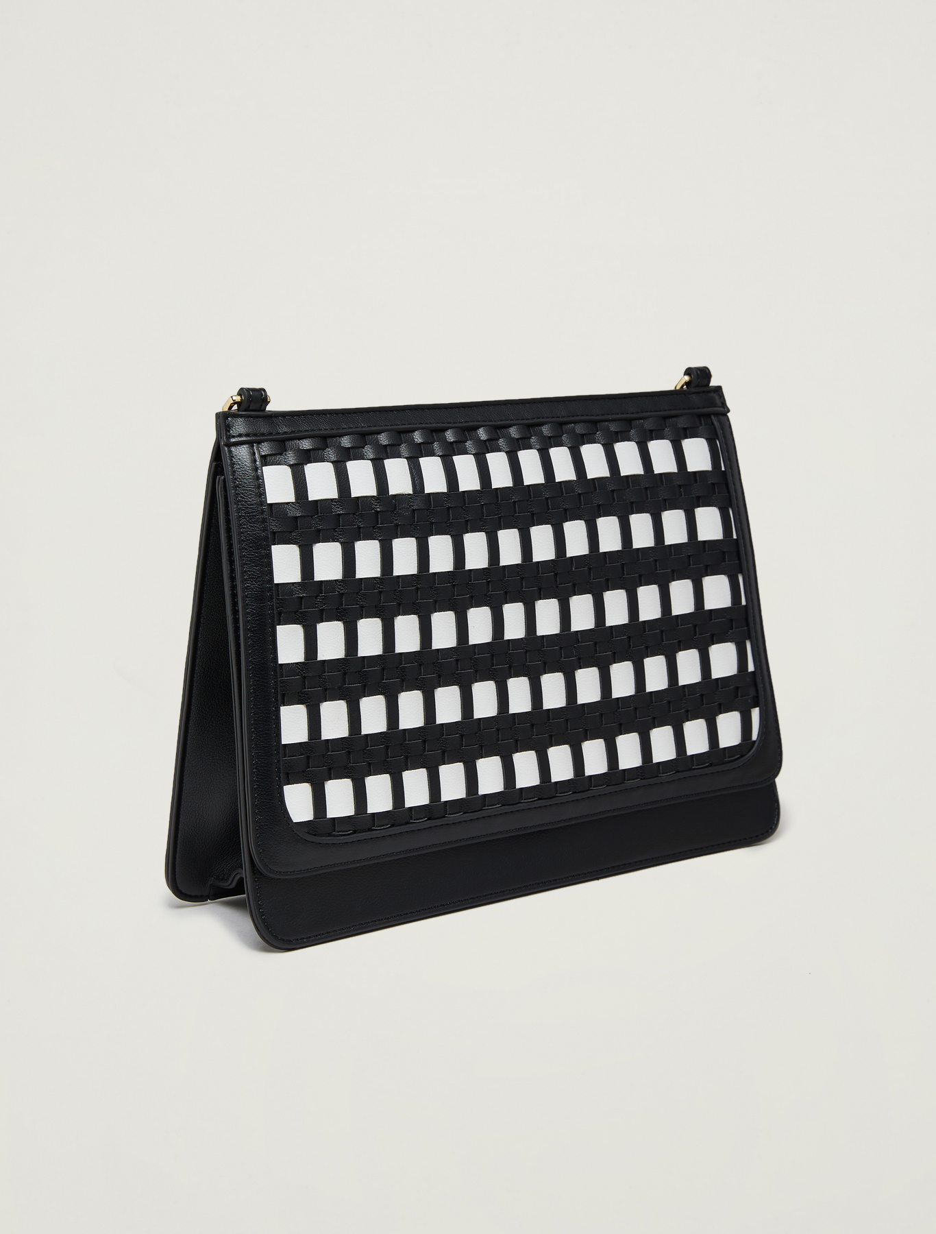 Gusseted, woven bag, white - Pennyblack Gusseted, woven bag - white - pennyblack