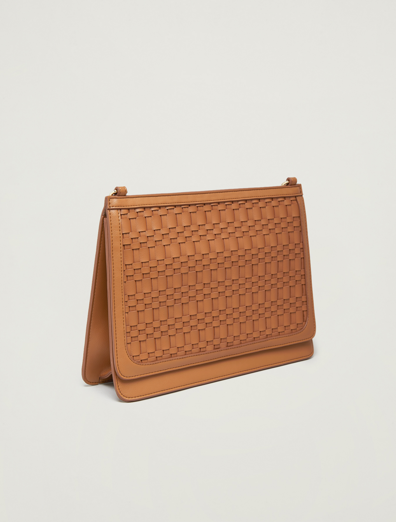 Gusseted, woven bag, tan - Pennyblack Gusseted, woven bag - tan - pennyblack