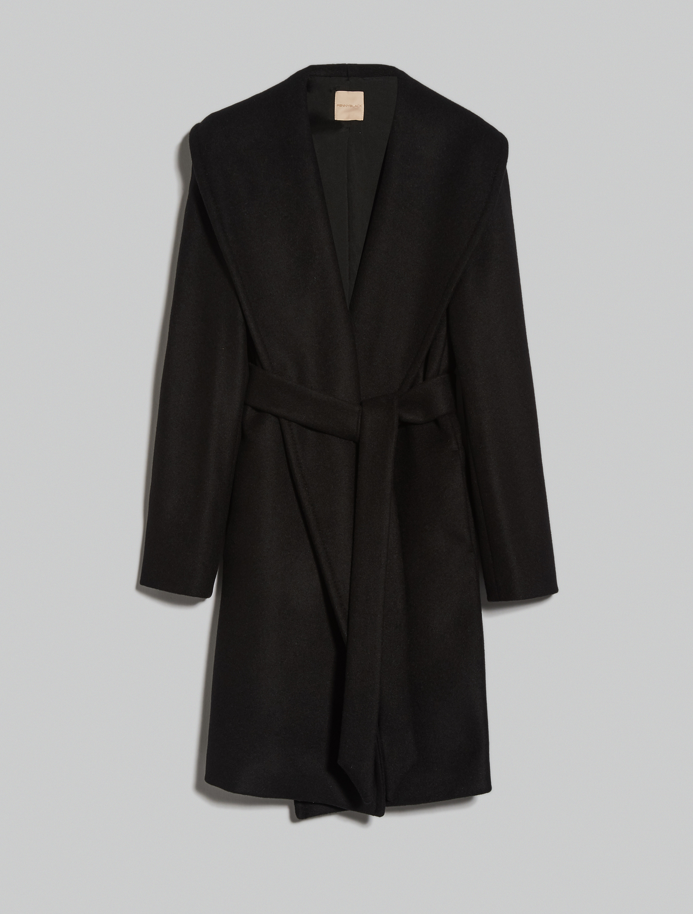 Alpaca and wool coat, black - Pennyblack Alpaca and wool coat - black - pennyblack