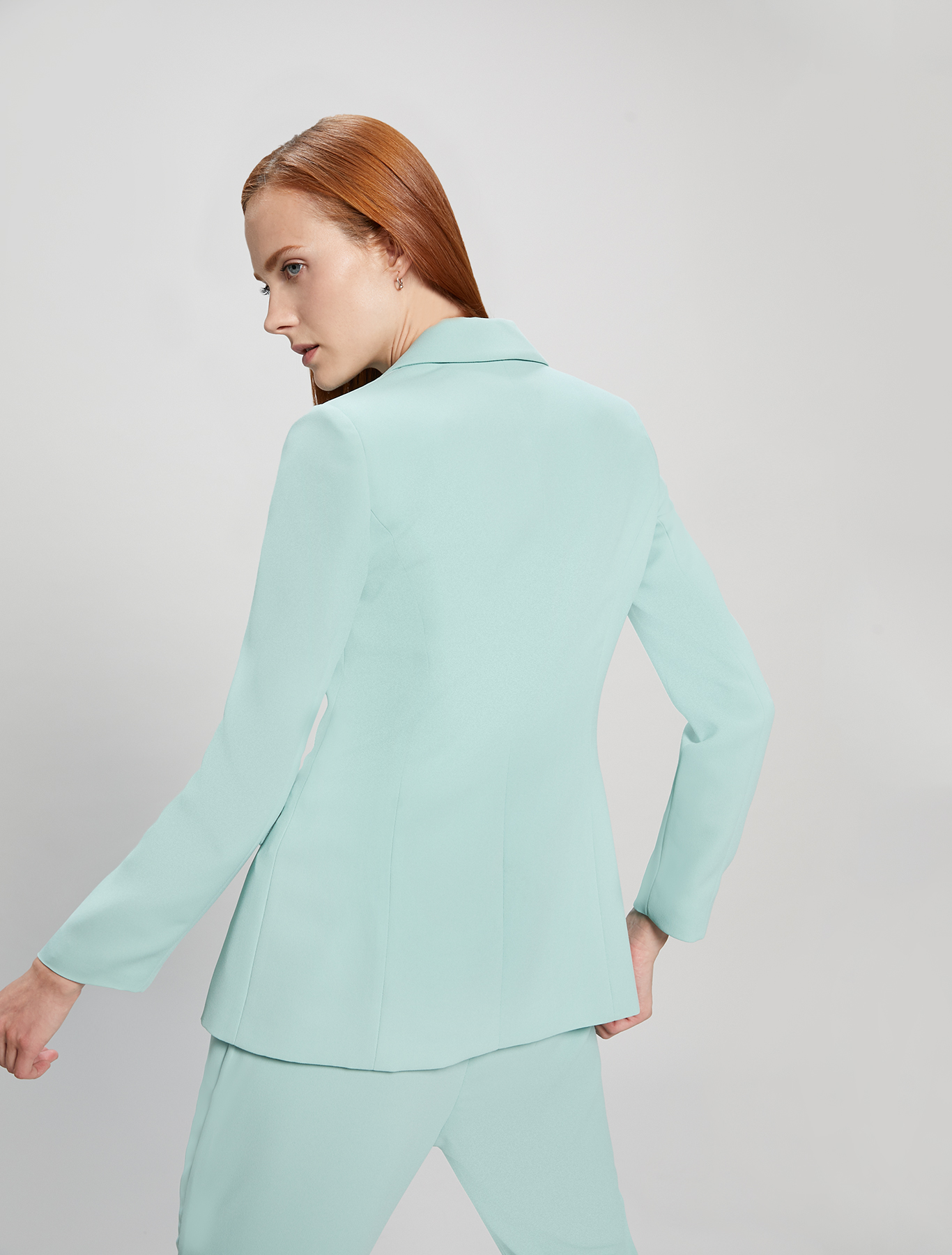 Envers satin blazer, pastel green - Pennyblack Envers satin blazer - pastel green - pennyblack