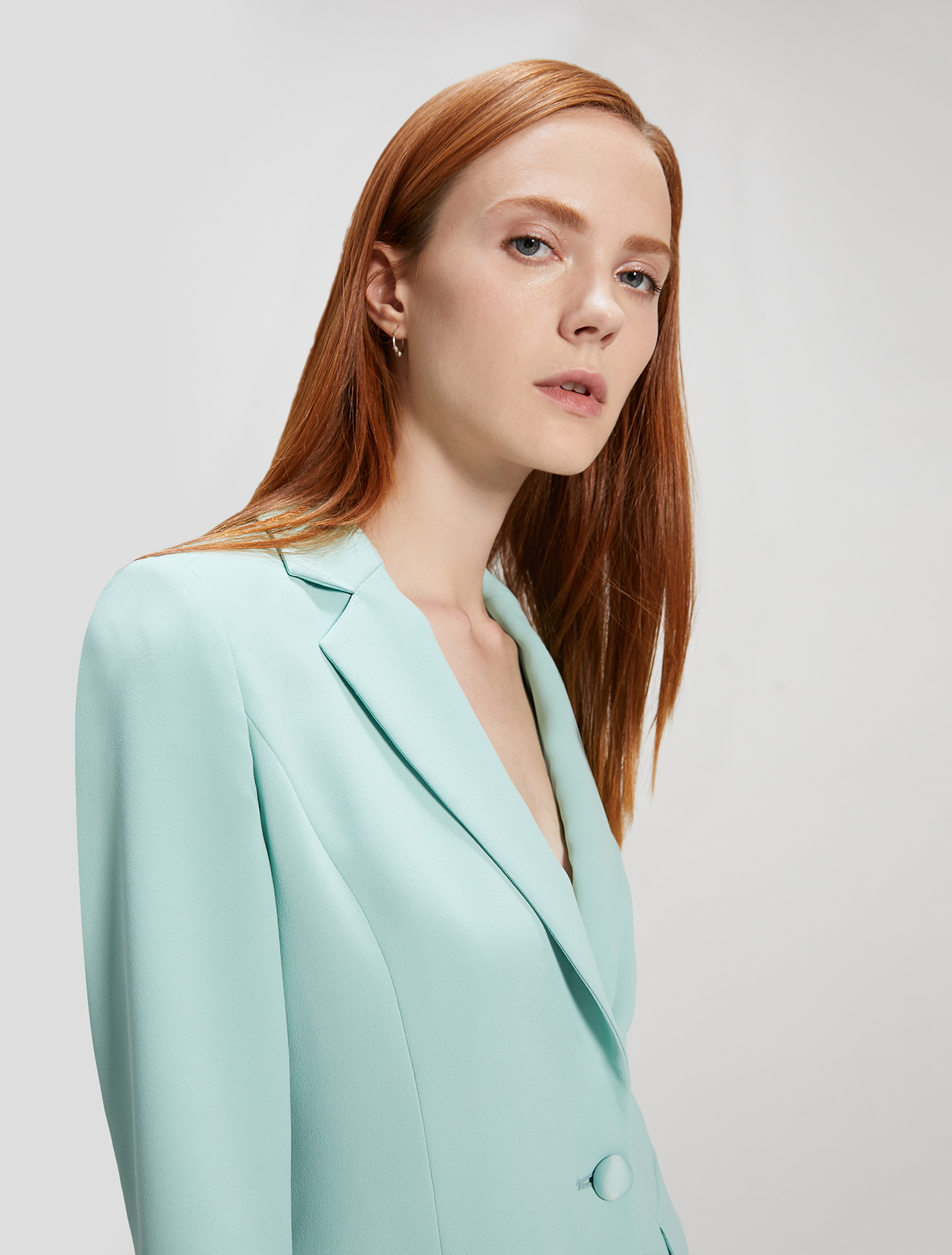 Envers satin blazer, pastel green - Pennyblack Envers satin blazer - pastel green - pennyblack
