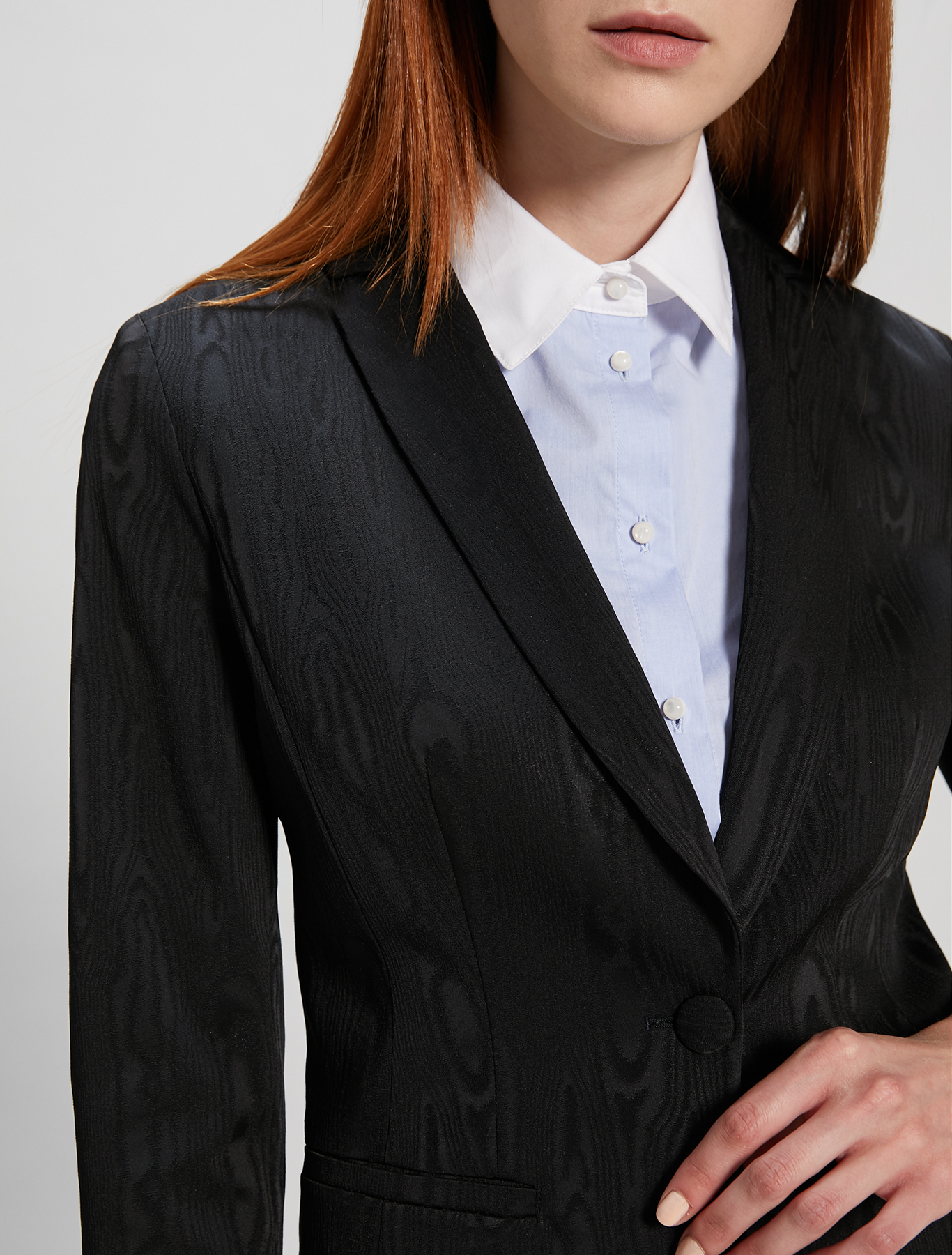 Moiré blazer, black - Pennyblack Moiré blazer - black - pennyblack