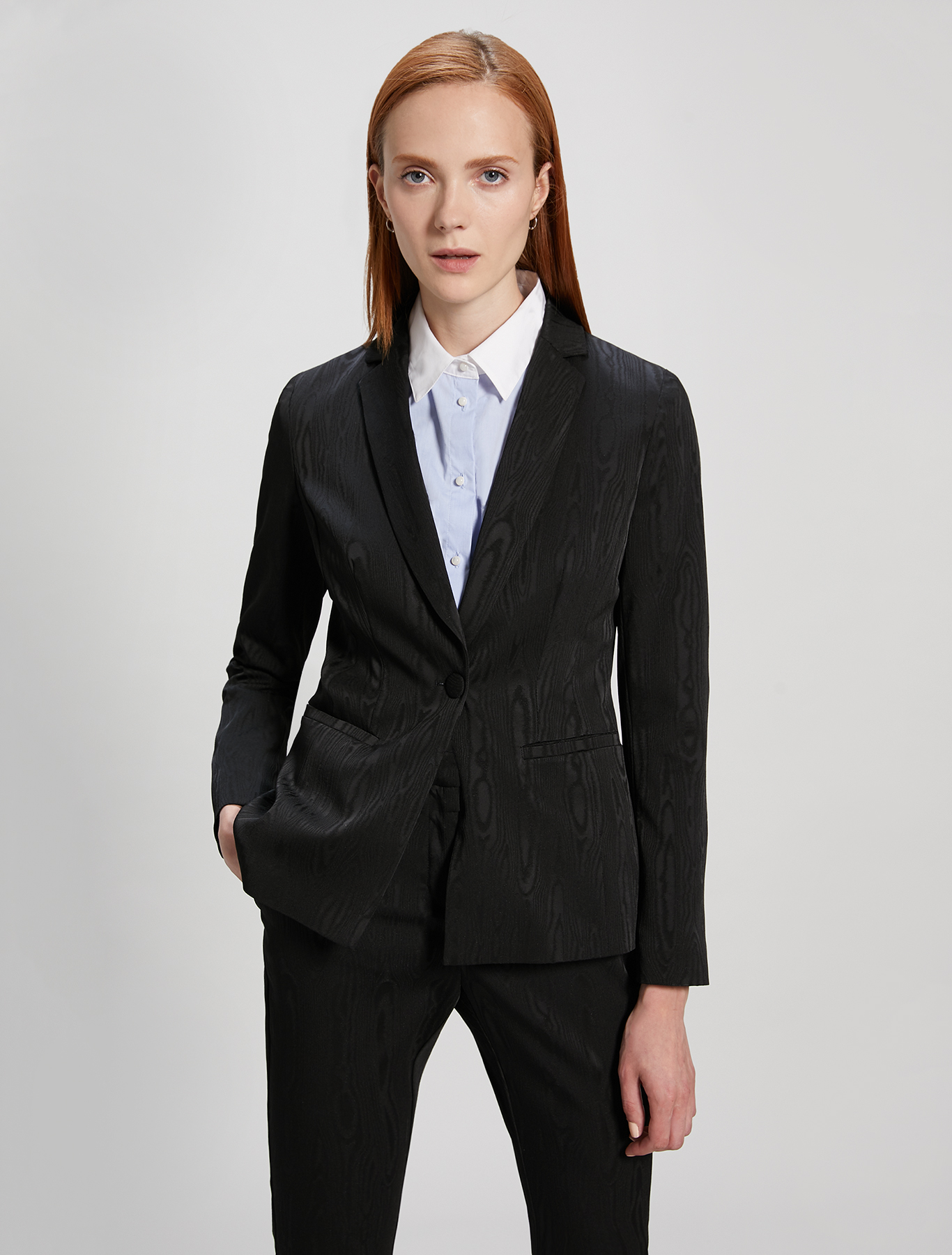 Moiré blazer, black - Pennyblack Moiré blazer - black - pennyblack