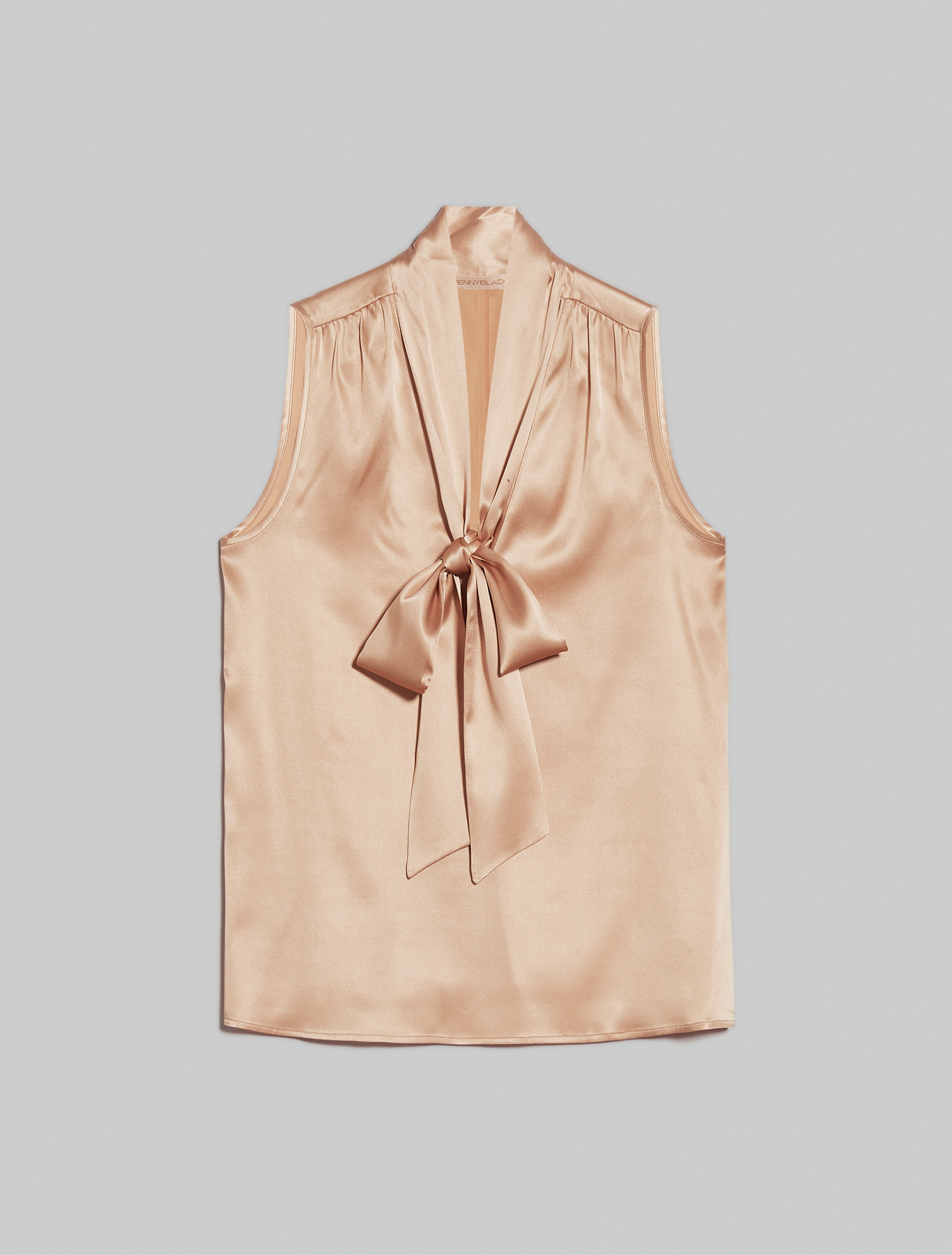 Silk satin top, beige - Pennyblack Silk satin top - beige - pennyblack