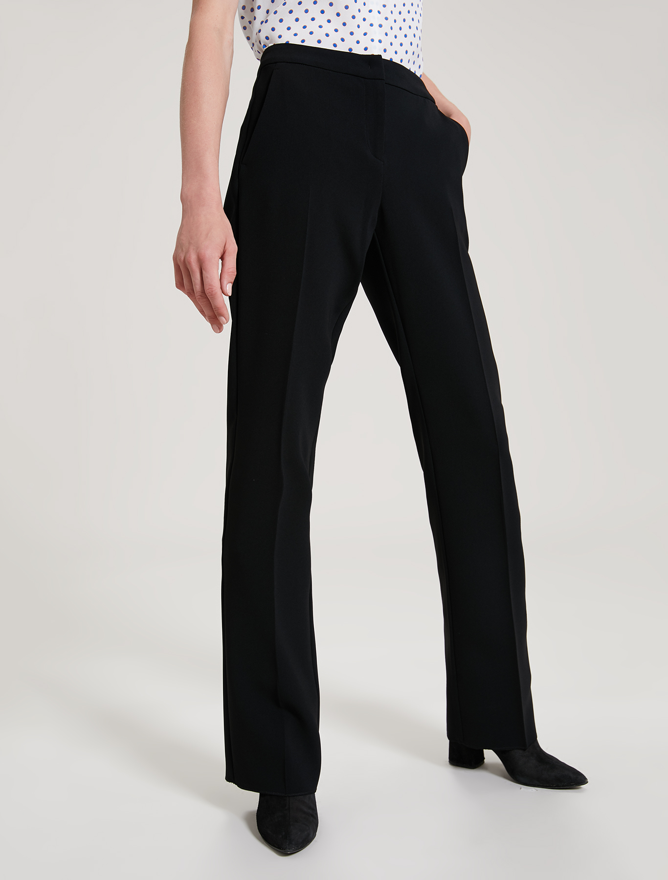Flowing fabric trousers, black - Pennyblack Flowing fabric trousers - black - pennyblack