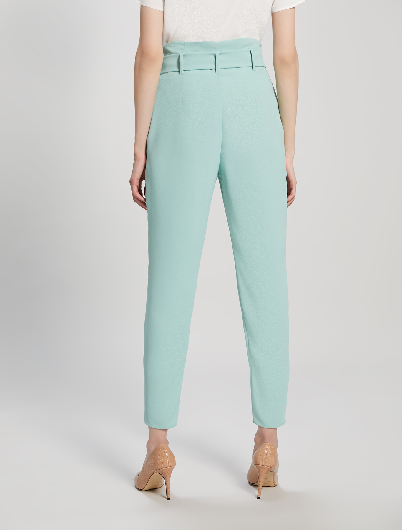 Envers satin trousers, pastel green - Pennyblack Envers satin trousers - pastel green - pennyblack