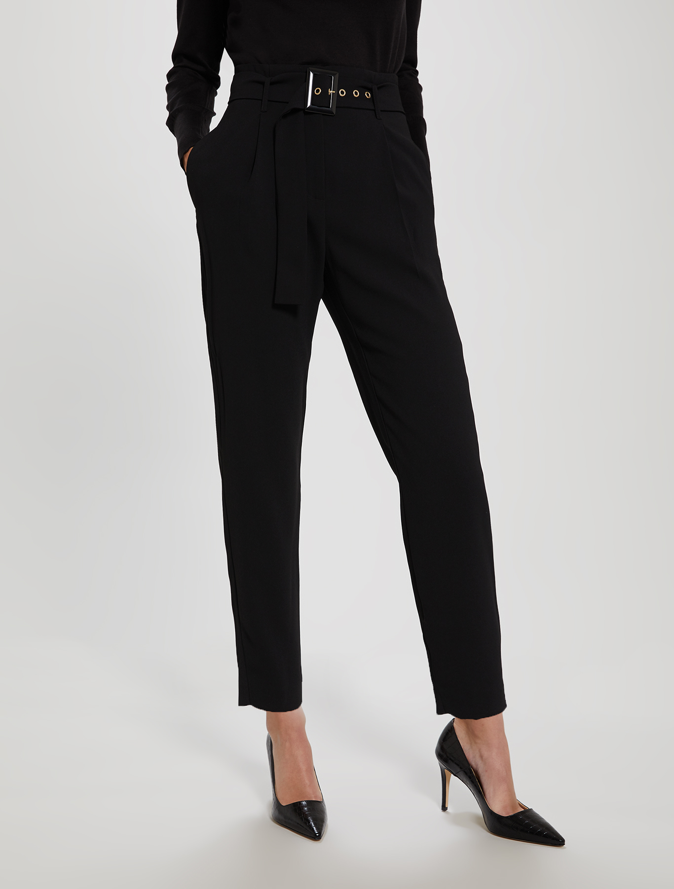 Envers satin trousers, black - Pennyblack Envers satin trousers - black - pennyblack