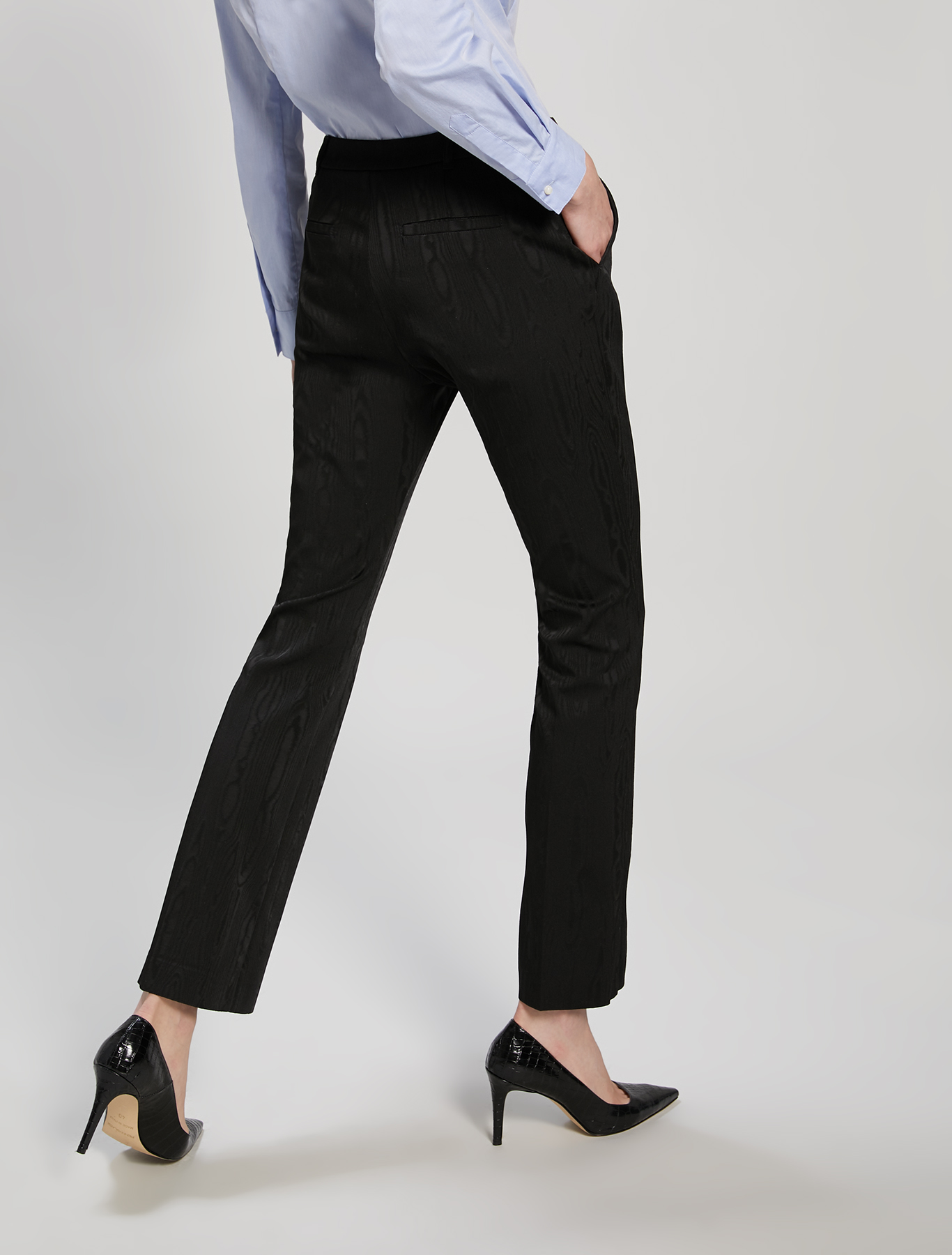 Moiré trousers, black - Pennyblack Moiré trousers - black - pennyblack