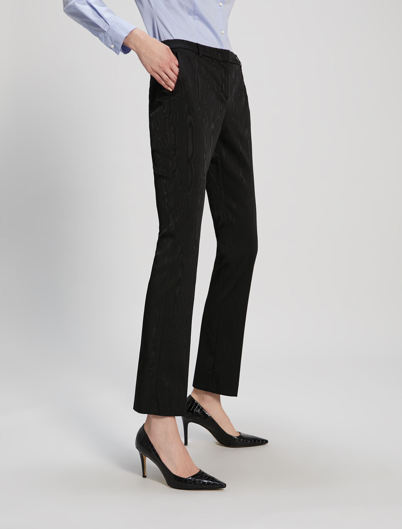 Moiré trousers, black - Pennyblack Moiré trousers - black - pennyblack