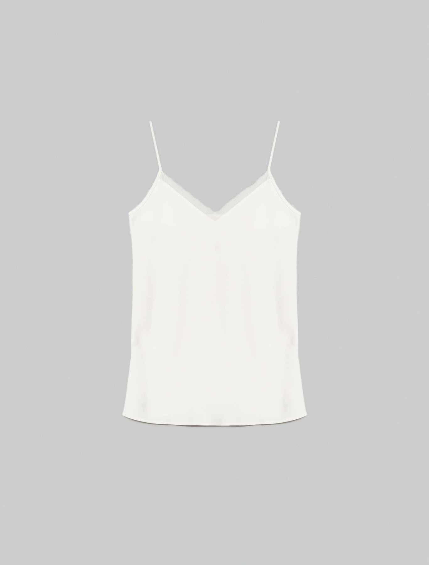 Envers satin top, ivory - Pennyblack Envers satin top - ivory - pennyblack