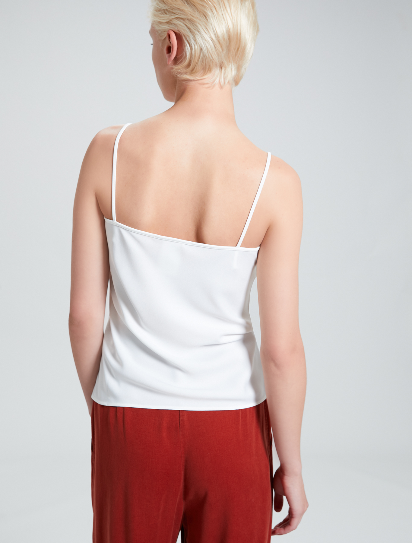 Envers satin top, ivory - Pennyblack Envers satin top - ivory - pennyblack