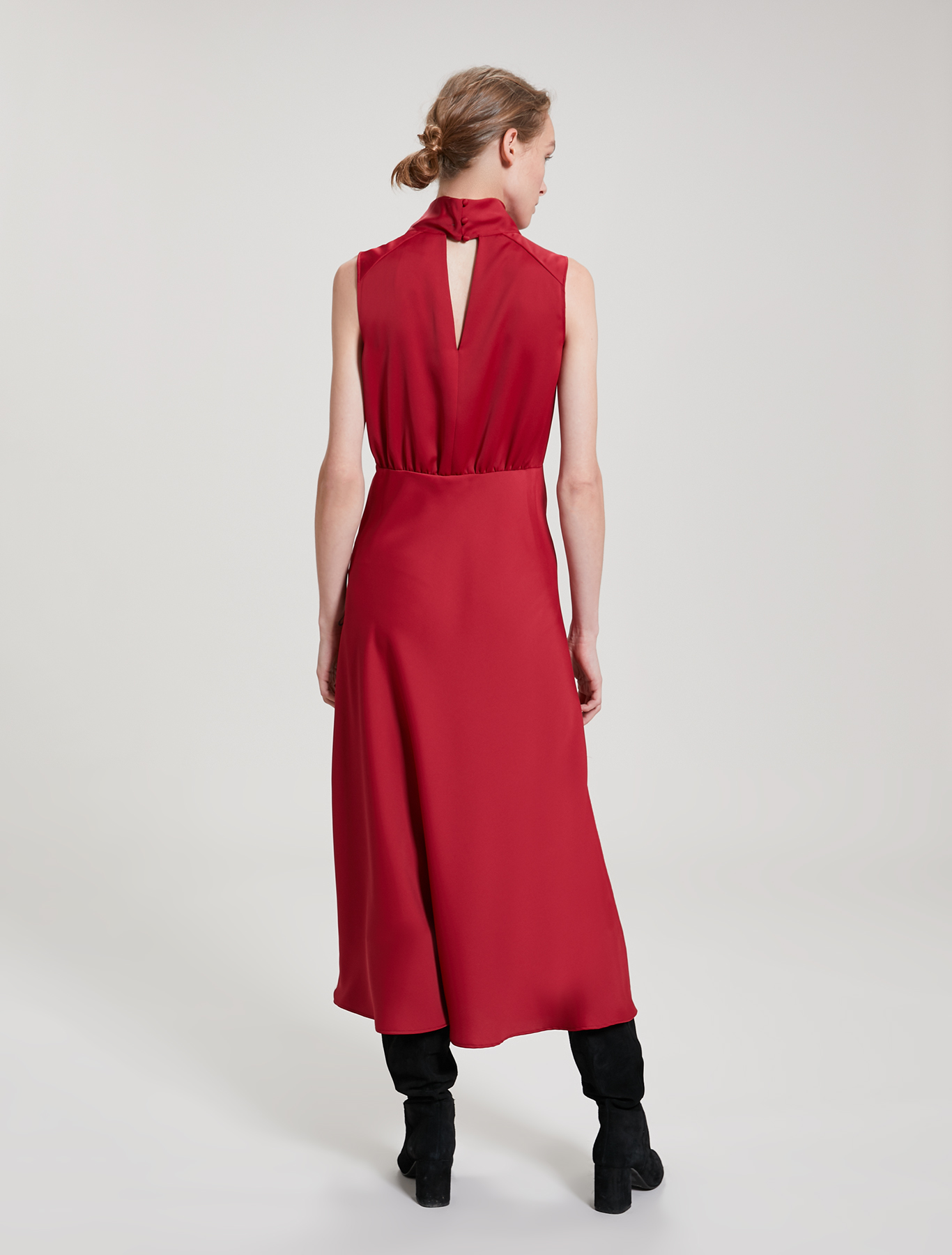 Envers satin dress, burgundy - Pennyblack Envers satin dress - burgundy - pennyblack