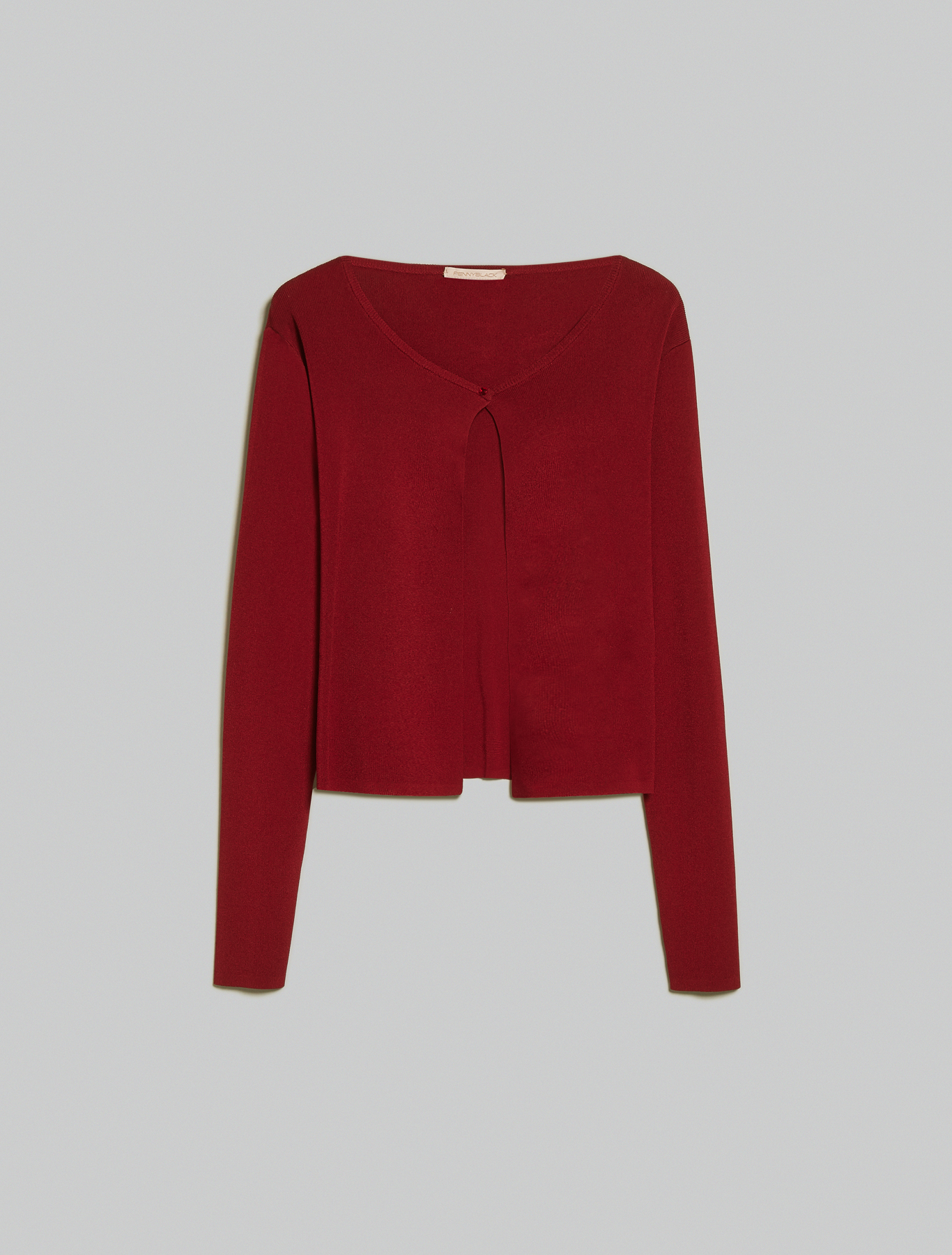 Cardigan with bijou button, red - Pennyblack Cardigan with bijou button - red - pennyblack