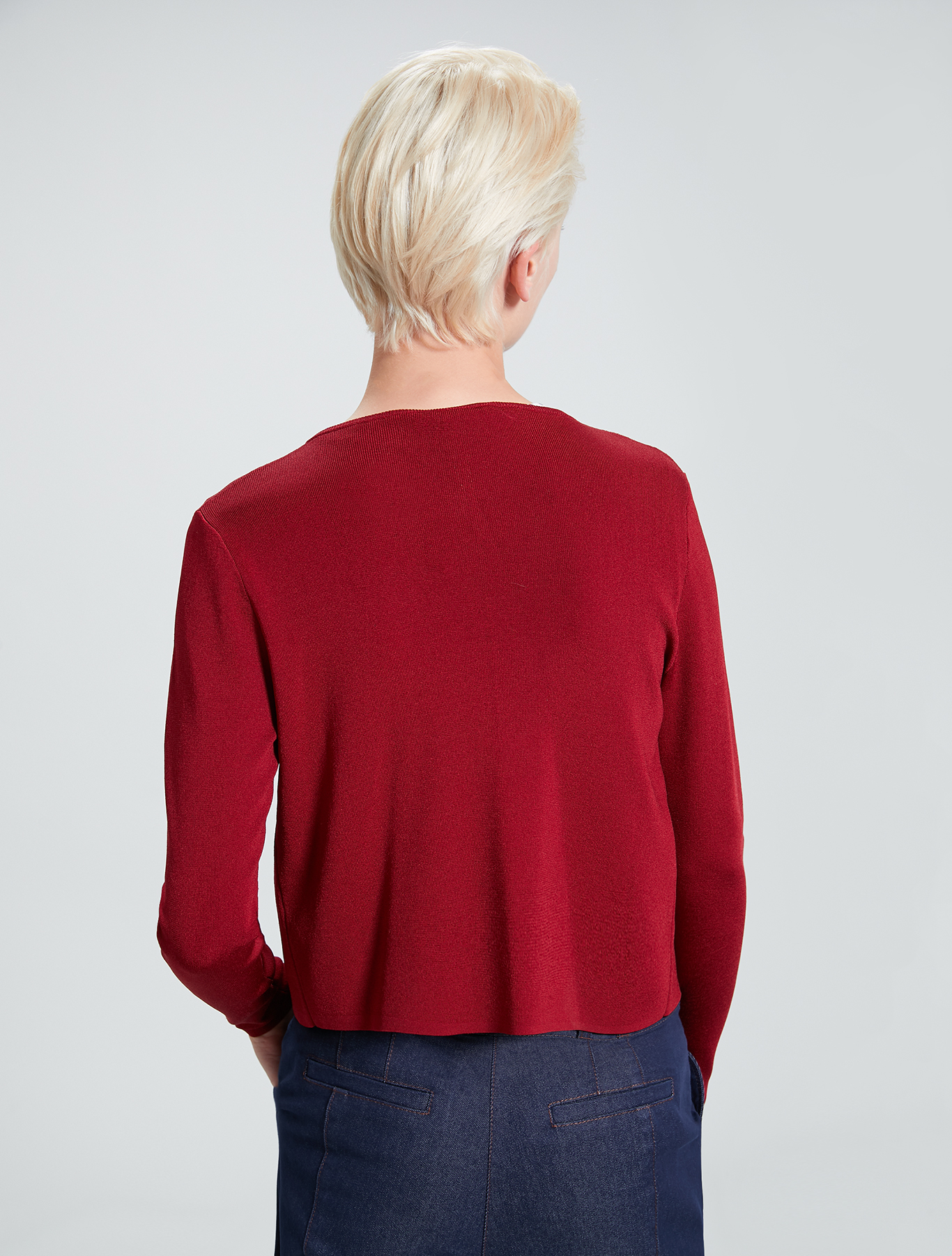 Cardigan with bijou button, red - Pennyblack Cardigan with bijou button - red - pennyblack