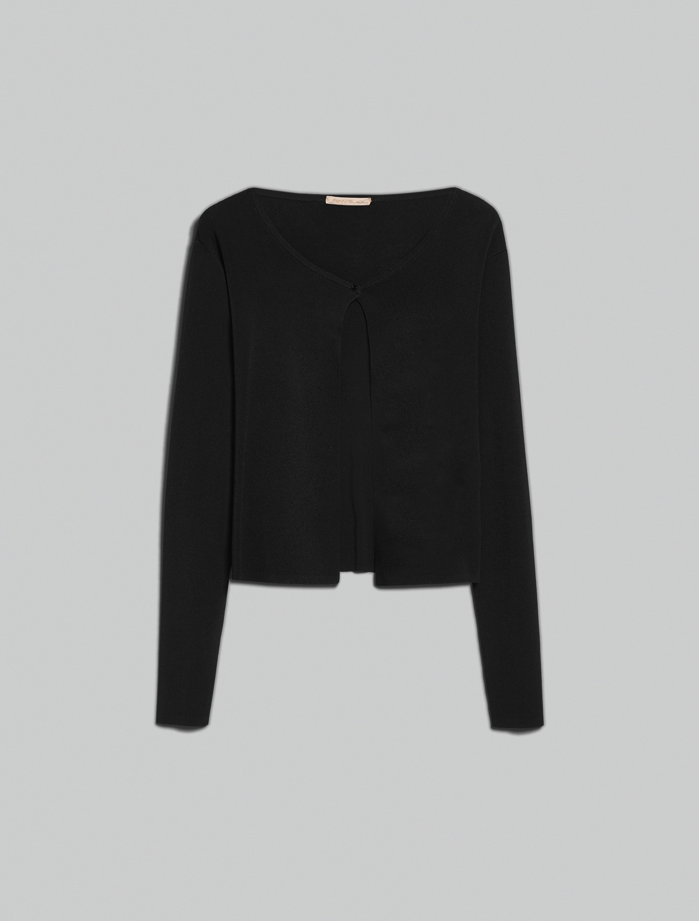 Cardigan with bijou button, black - Pennyblack Cardigan with bijou button - black - pennyblack
