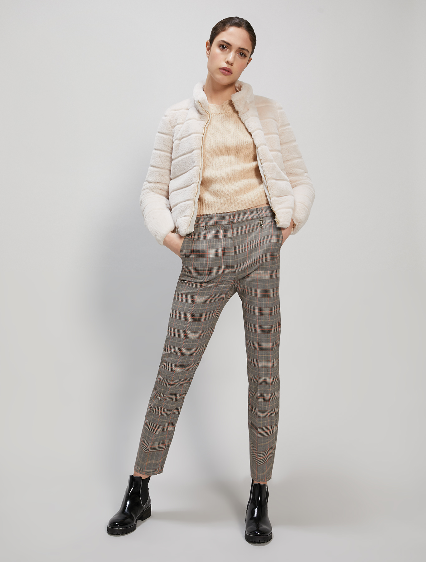 Plush jacket, ivory - Pennyblack Plush jacket - ivory - pennyblack