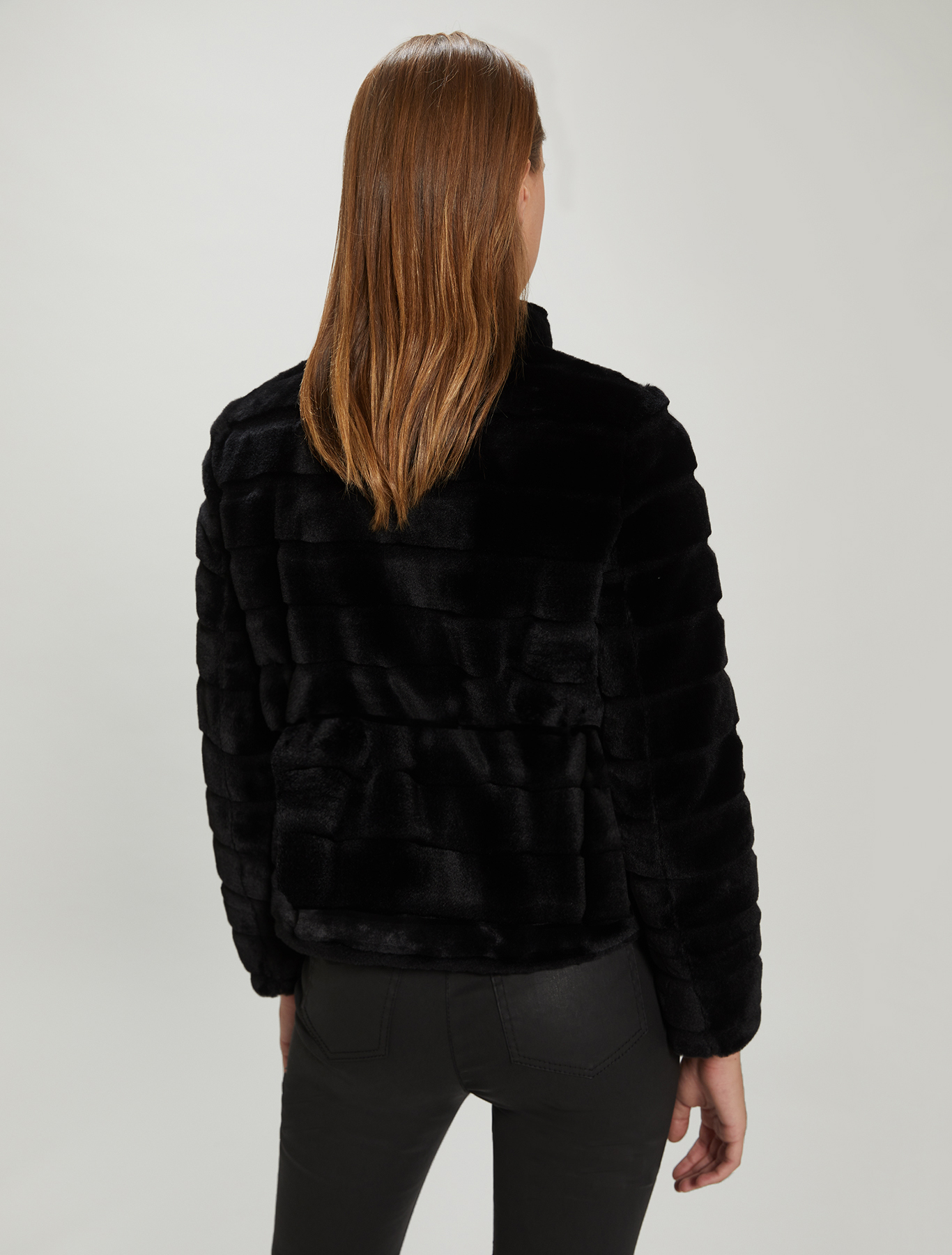 Plush jacket, black - Pennyblack Plush jacket - black - pennyblack