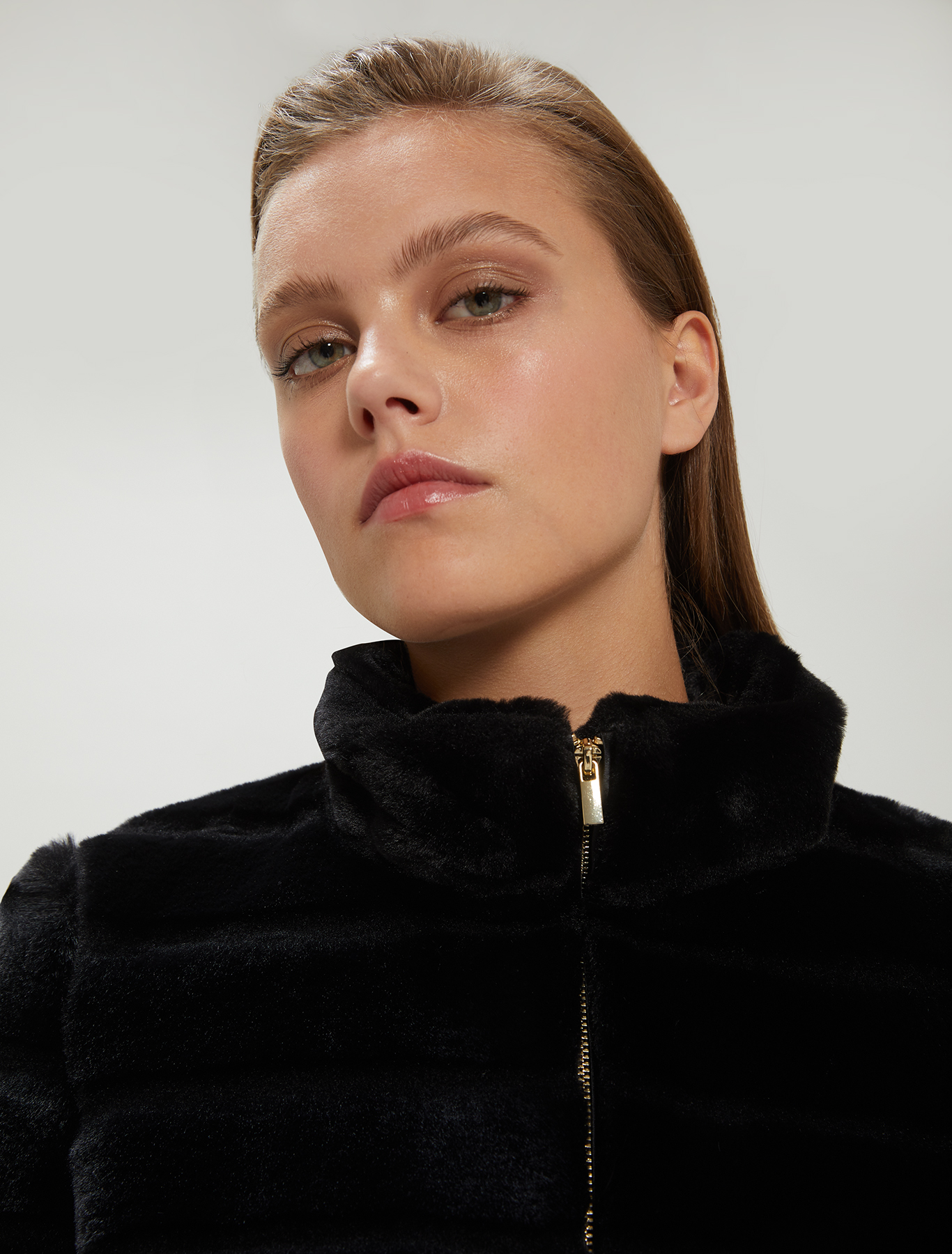 Plush jacket, black - Pennyblack Plush jacket - black - pennyblack