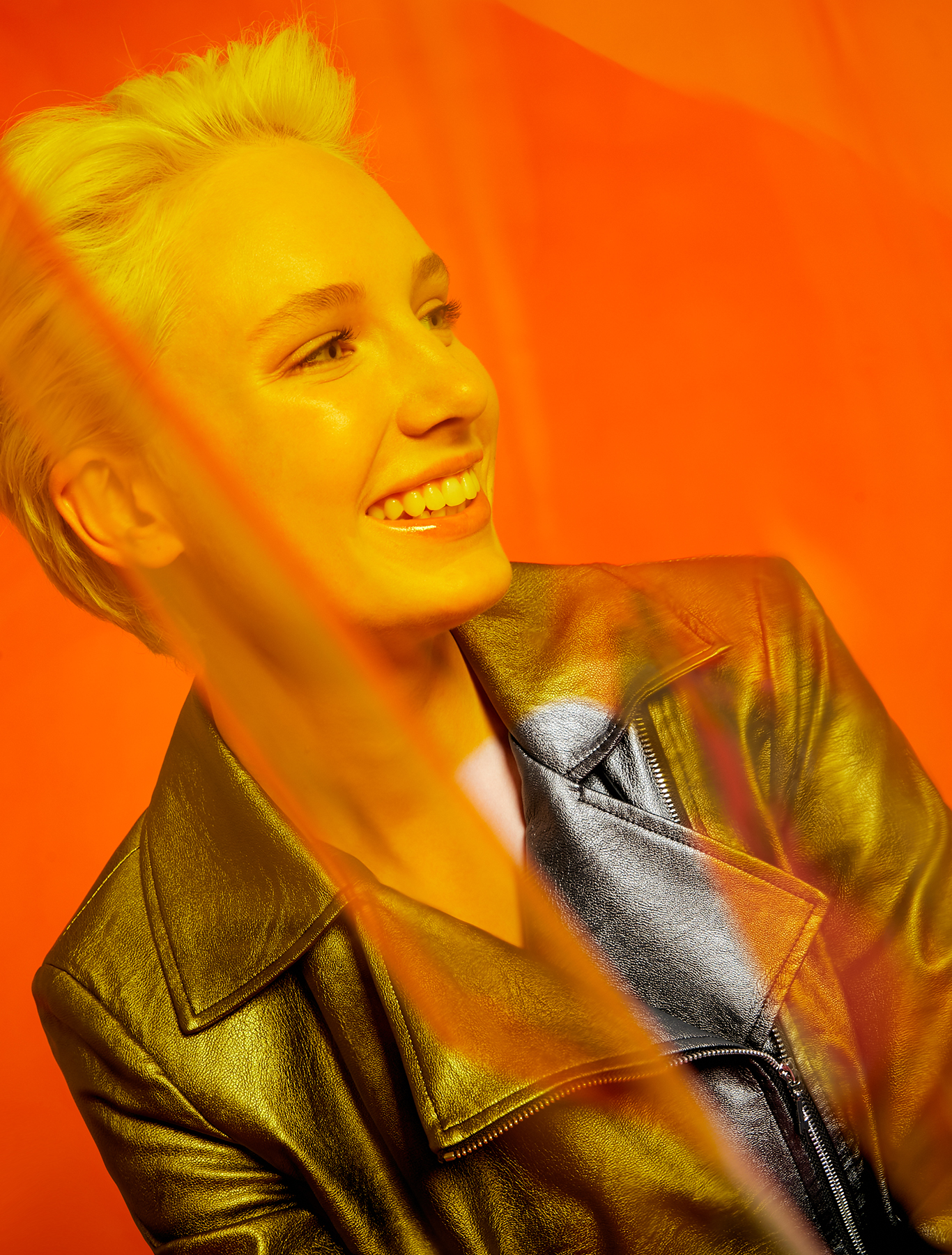 Electric Feel by Spiros Halaris biker jacket, anthracite - Pennyblack Electric Feel by Spiros Halaris biker jacket - anthracite - pennyblack