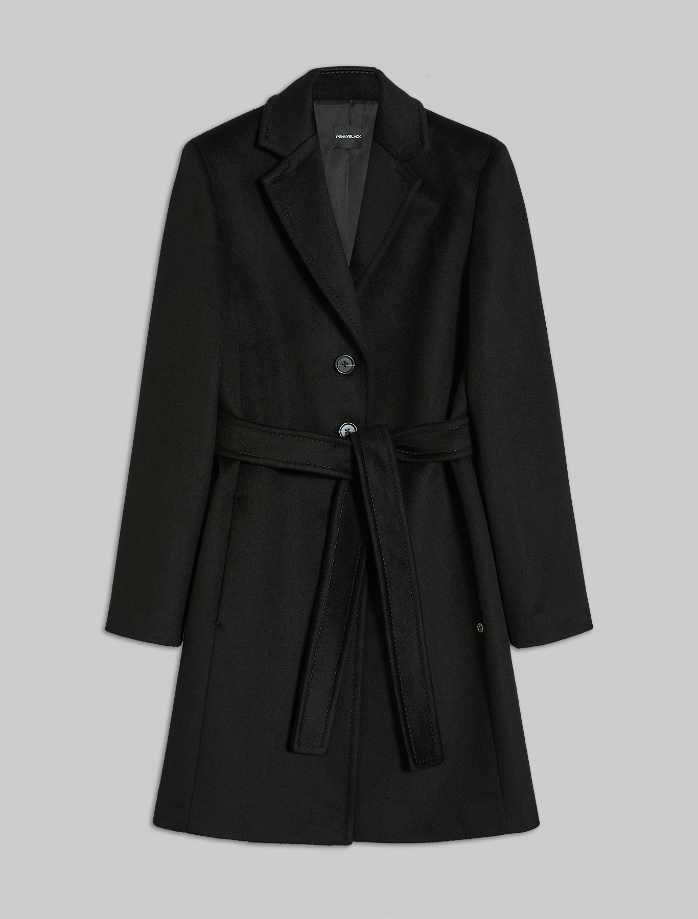 Wool velour coat, black - Pennyblack Wool velour coat - black - pennyblack