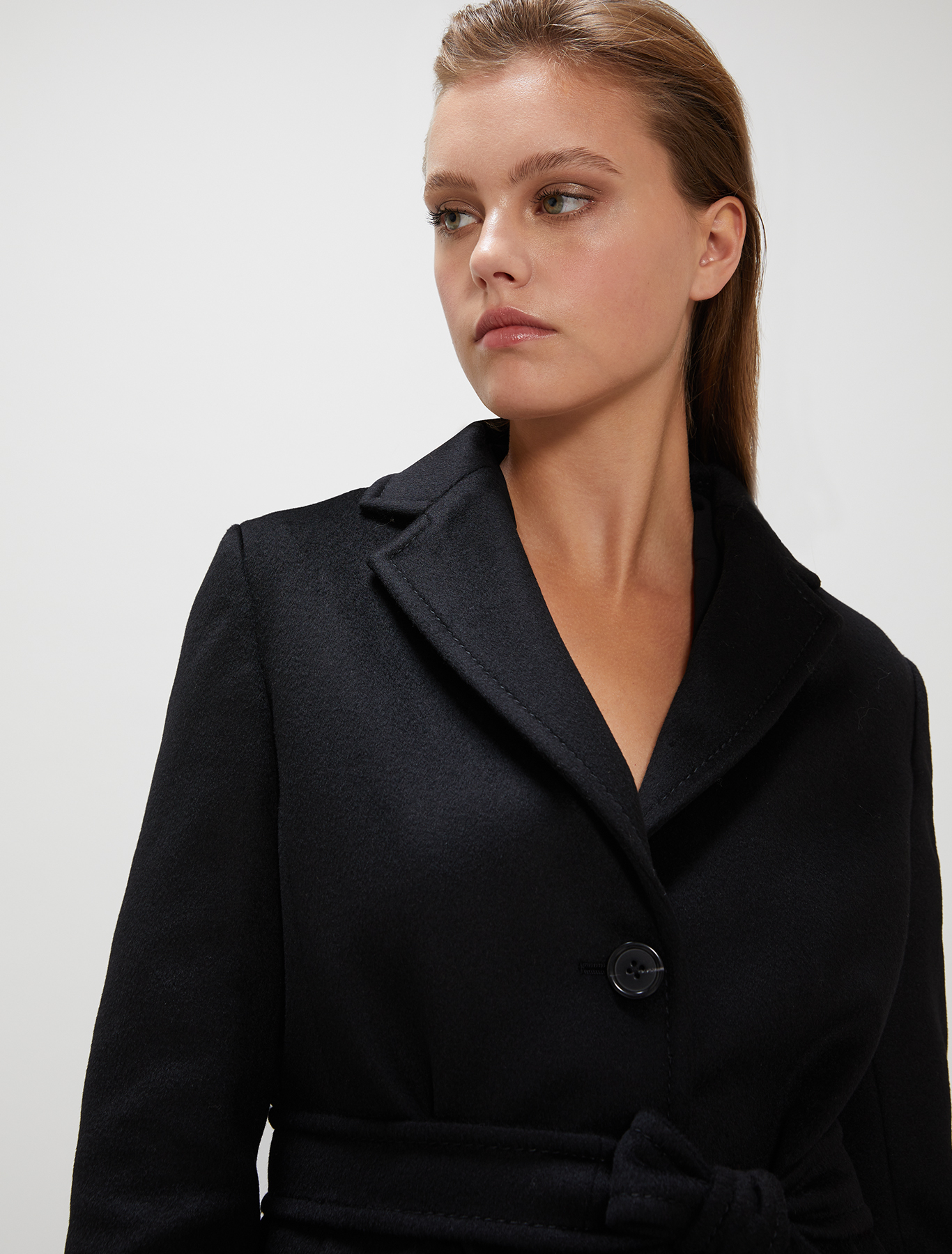 Wool velour coat, black - Pennyblack Wool velour coat - black - pennyblack