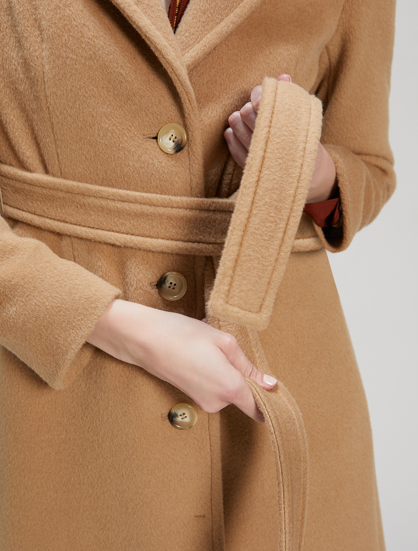 Alpaca and wool coat, beige - Pennyblack Alpaca and wool coat - beige - pennyblack