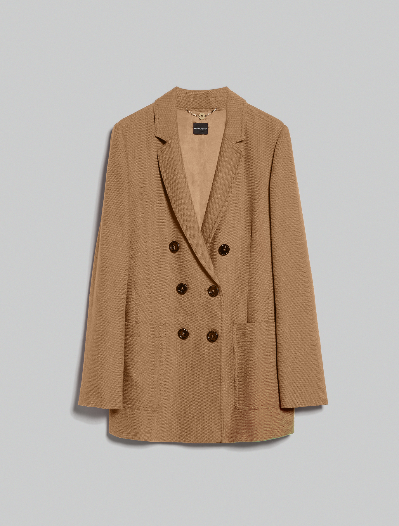 Basketweave blazer, camel - Pennyblack Basketweave blazer - camel - pennyblack