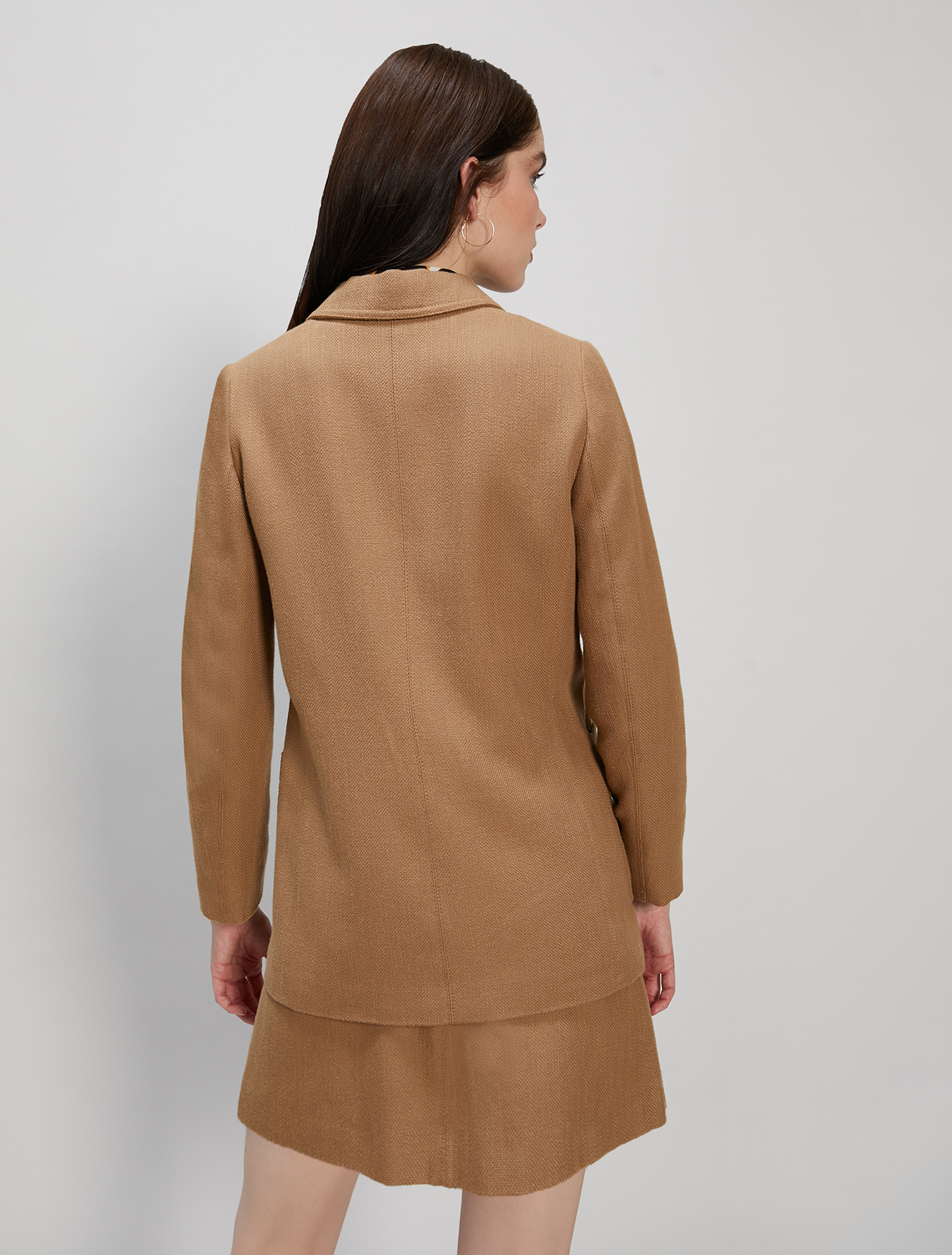 Basketweave blazer, camel - Pennyblack Basketweave blazer - camel - pennyblack