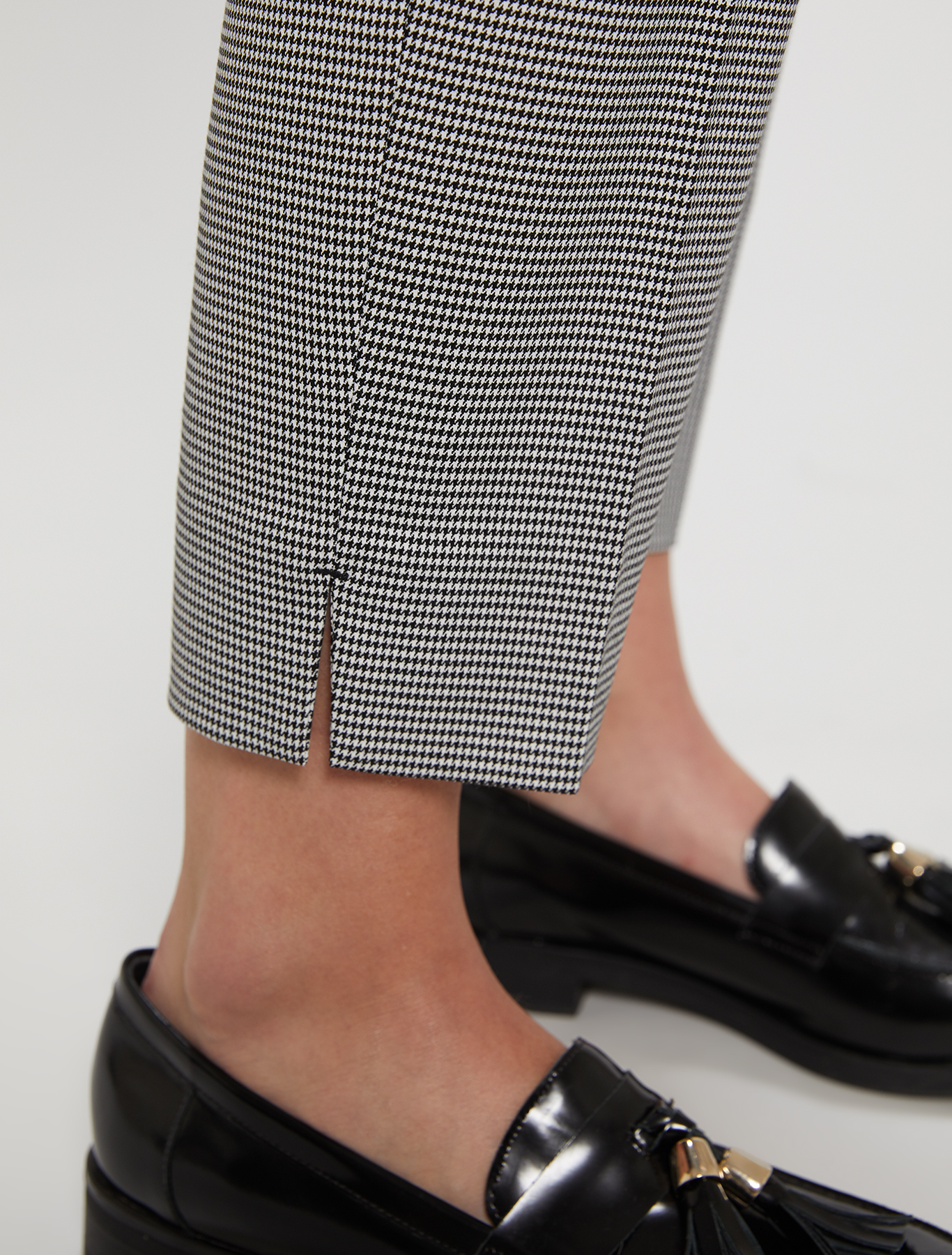 Slim-fit trousers, white pattern - Pennyblack Slim-fit trousers - white pattern - pennyblack
