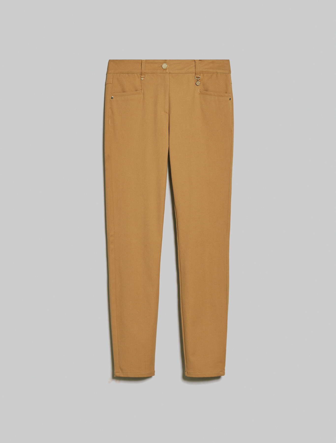 Skinny-fit tricotine trousers, camel - Pennyblack Skinny-fit tricotine trousers - camel - pennyblack