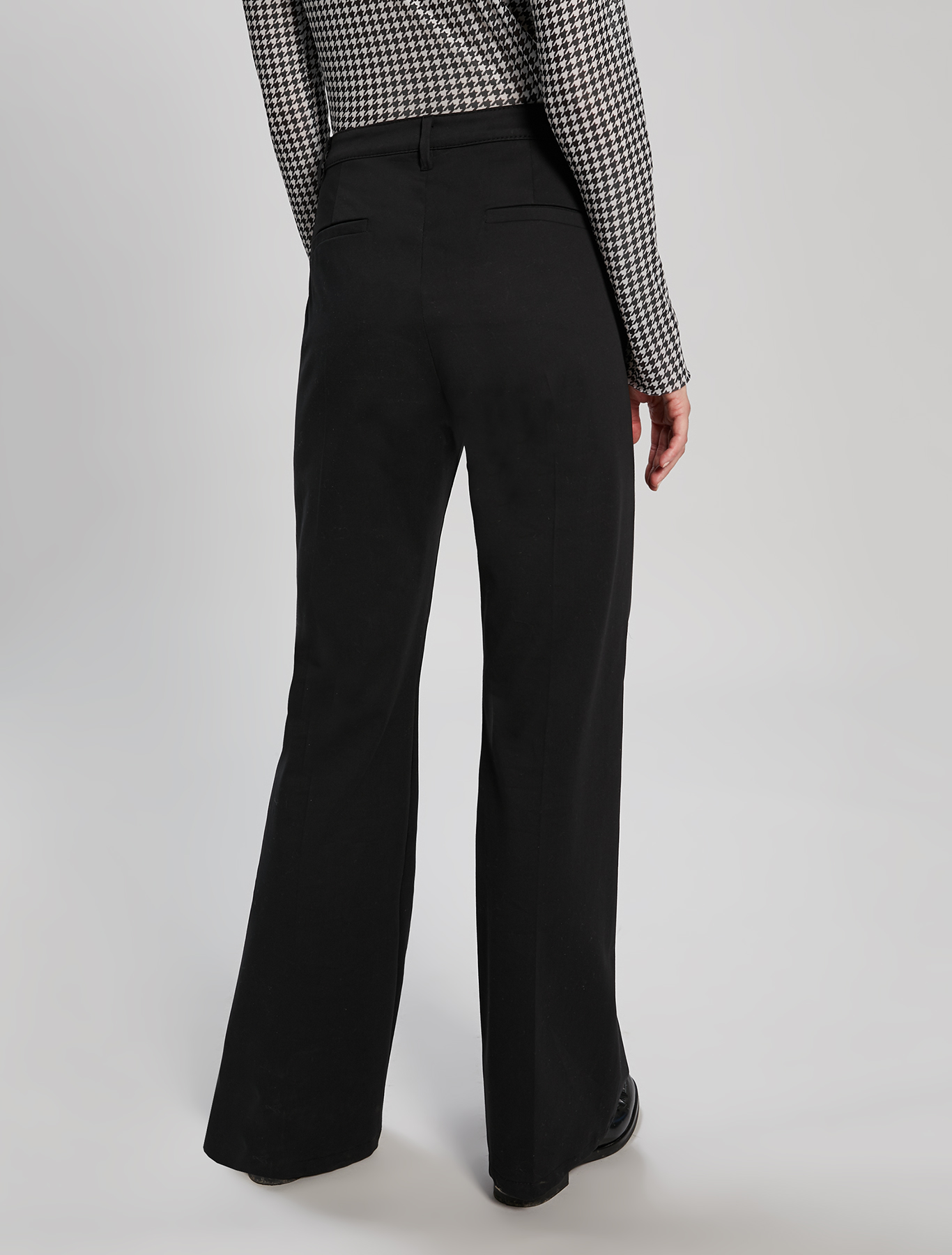 Cotton satin trousers, black - Pennyblack Cotton satin trousers - black - pennyblack